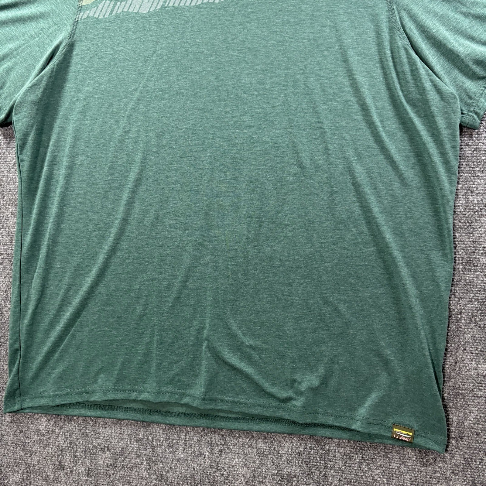 NEW L.L.Bean Everyday SunSmart Shirt Mens XLT Green BLUE Slightly Fitted Stretch