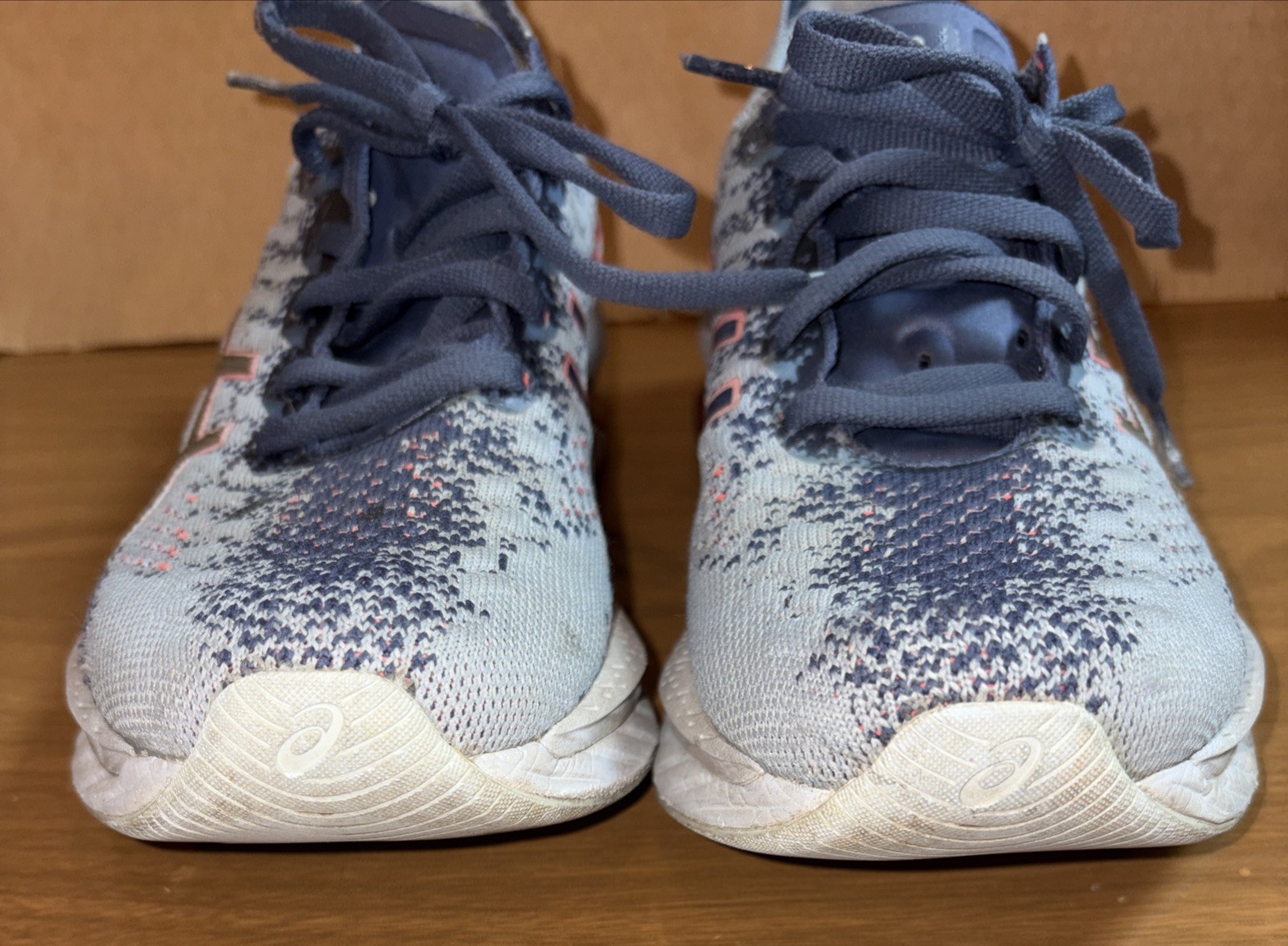 Asics GEL-KINSEI FF Blast Running Shoes Blue Grey Tie Dye Look Women 8.5