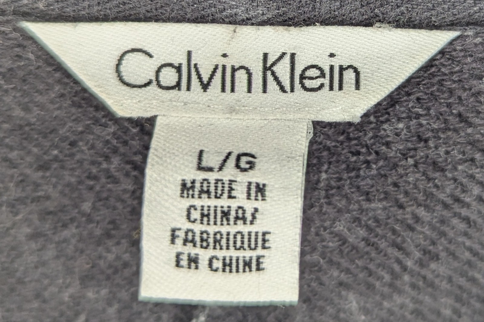 Women’s Calvin Klein Grey/Black Colorblock Bomber Style Cotton Jacket
