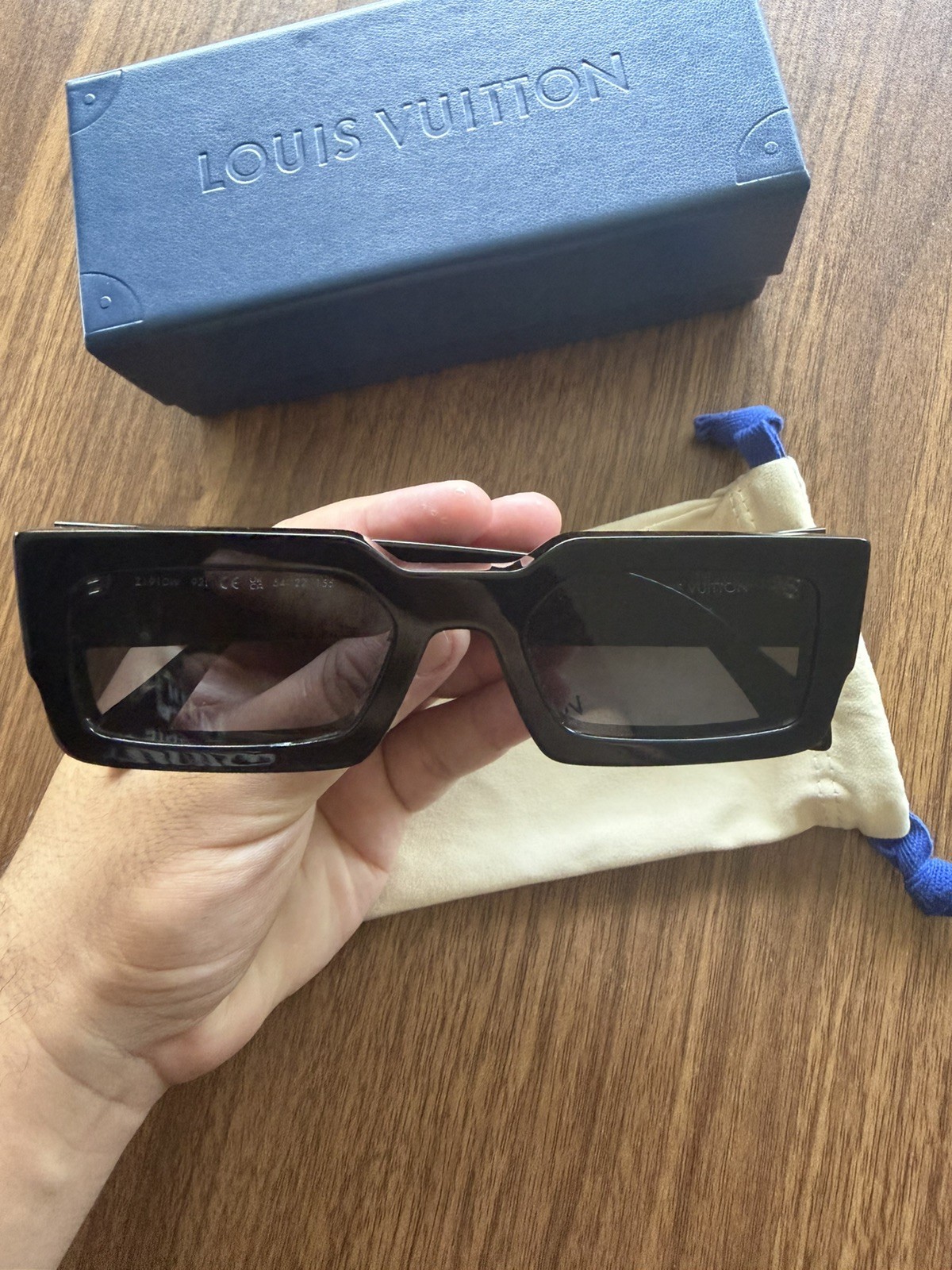 Louis Vuitton Z1910W 93L Clash Square Sunglasses- worn once only
