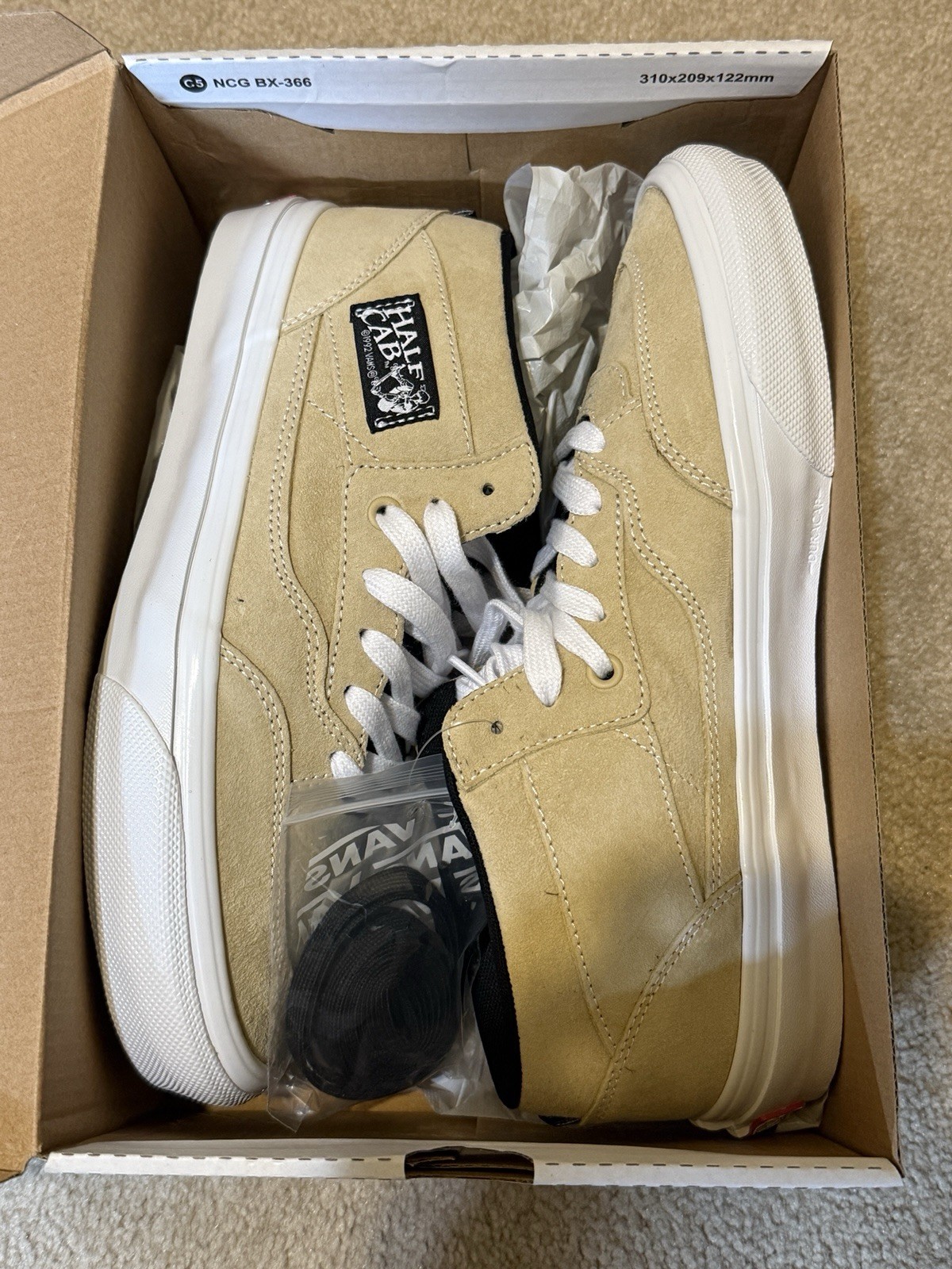 Vans Skate Half Cab Taupe Size 9