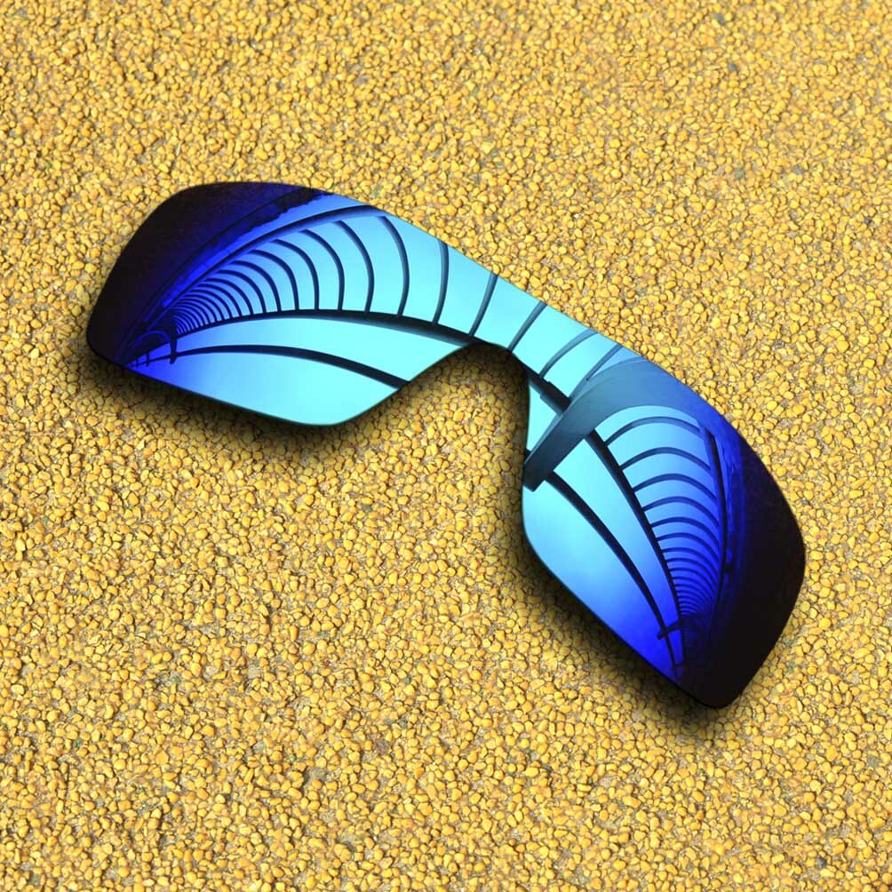 4 Pcs Lenses Replacement for-Oakley Straightback Polarized-Black&Silver&Blue&Red