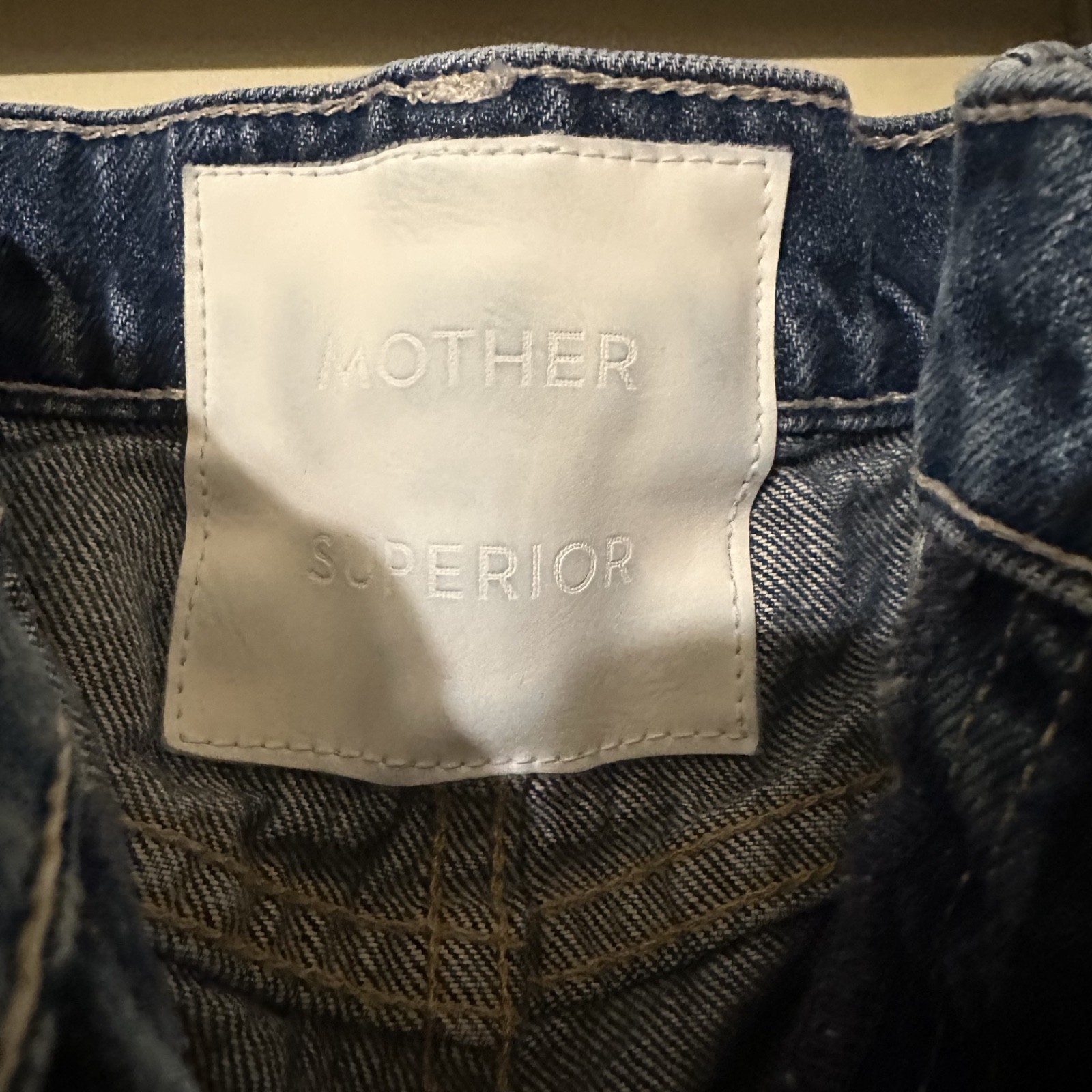 MOTHER SUPERIOR Jeans The Reifler Early Blue dark Wash Size 27 Made In USA