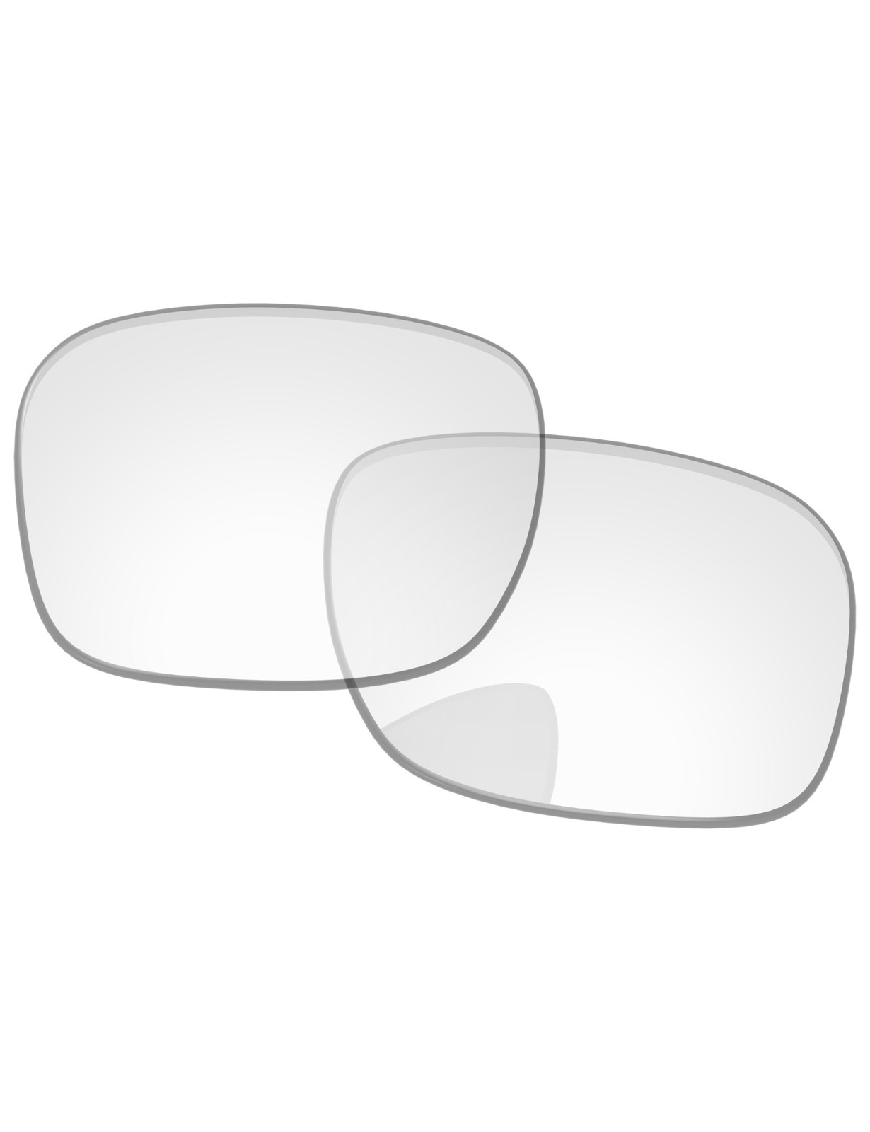 Lenslog Clear Non-Polarized Replacement Lens For-Ray-Ban Meta Wayfar RW4006-50mm