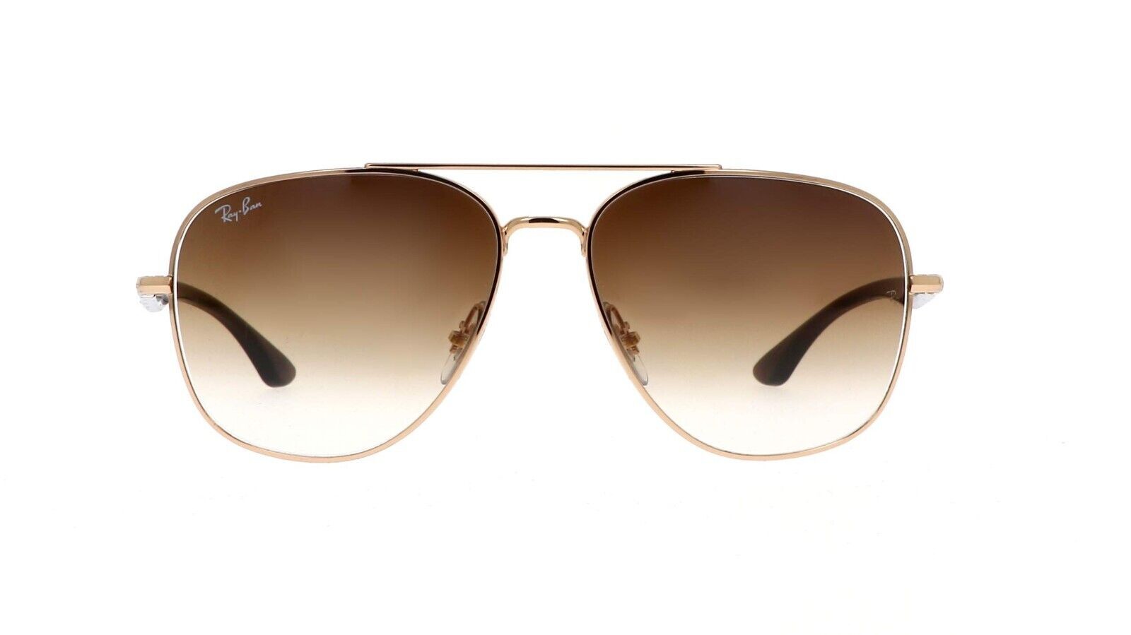 Ray-Ban RB3683 Polished Gold Frame / Brown Gradient Lenses RB3683 001-5156 NEW