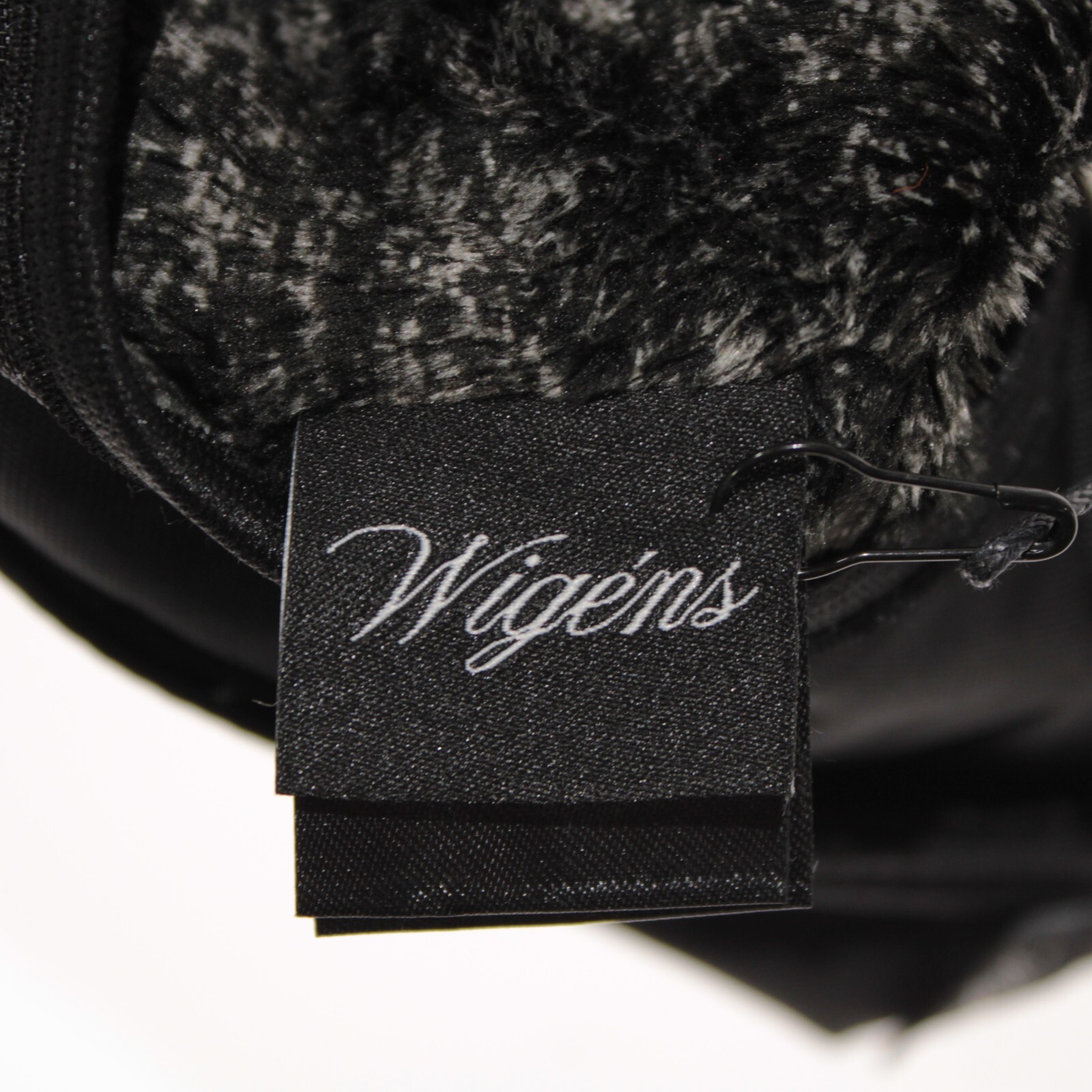Wigens NWT Baseball Cap w/ Ear Flaps Size 59, 7 & 3/8ths Black 100% Polyamide