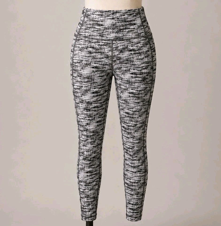 Tavi Active High Waisted Tight Leggings Medium Concrete Gray NWT Yoga Pants