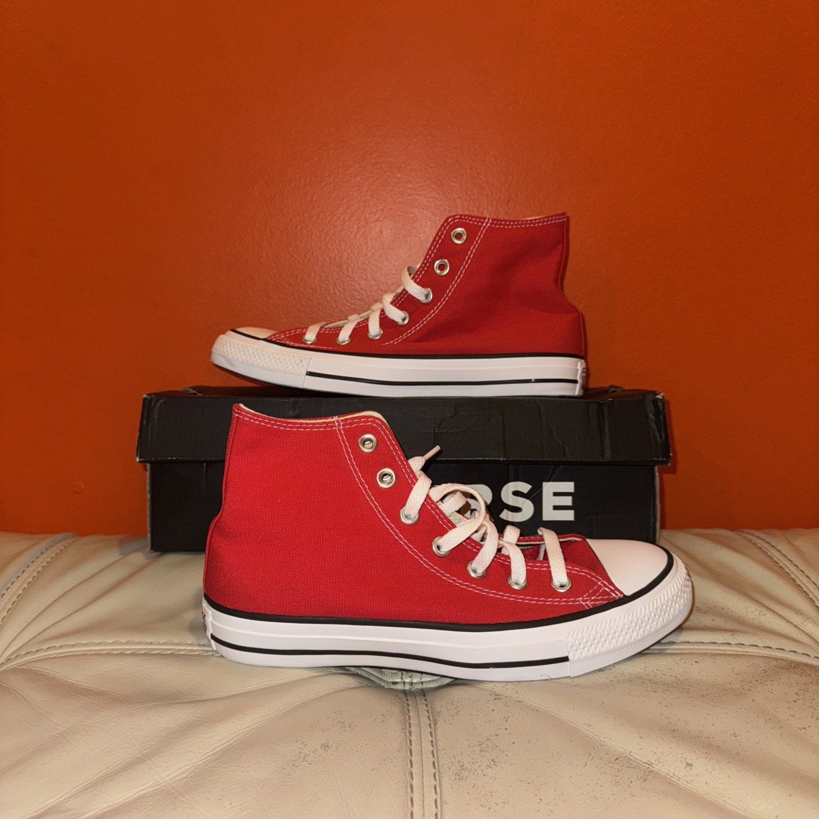 BRAND NEW M6/W8 Converse Chuck Taylor All Star Red/White M9621C US EU 39