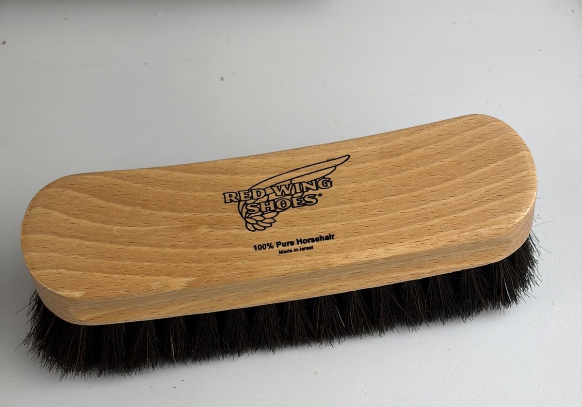 Red Wing Shoes Boots Horsehair Buffing Brush Redwing 6¾ inches Long