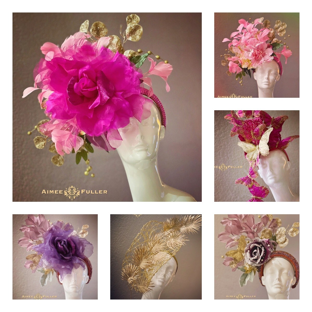 Kentucky Derby Fascinator Ivory White Moss Green Rose Hat Royal Ascot Bridal Hat