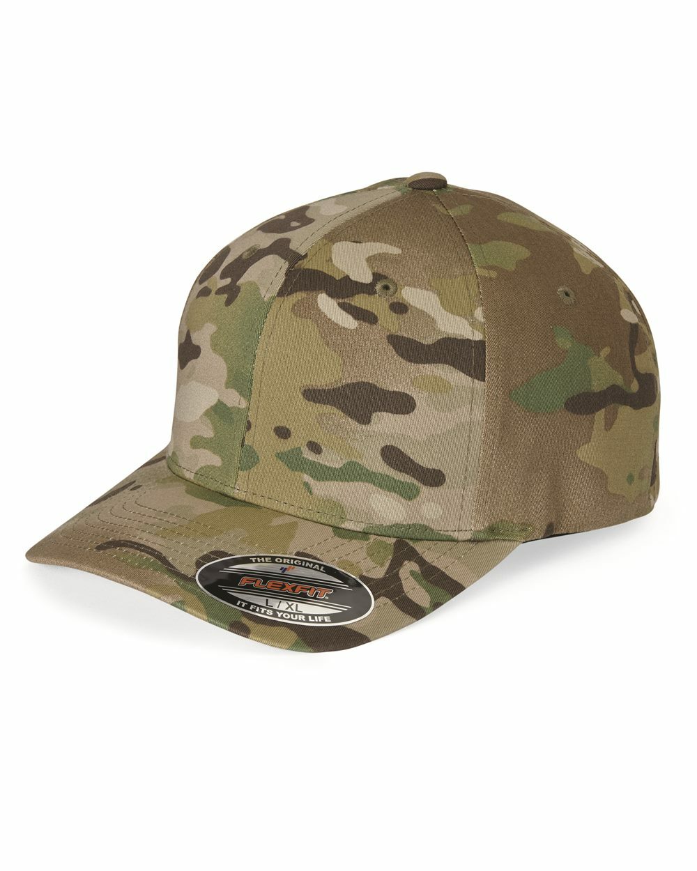 Flexfit Structured Twill Fitted Cap Baseball Hat Mid Profile Hat – 6277
