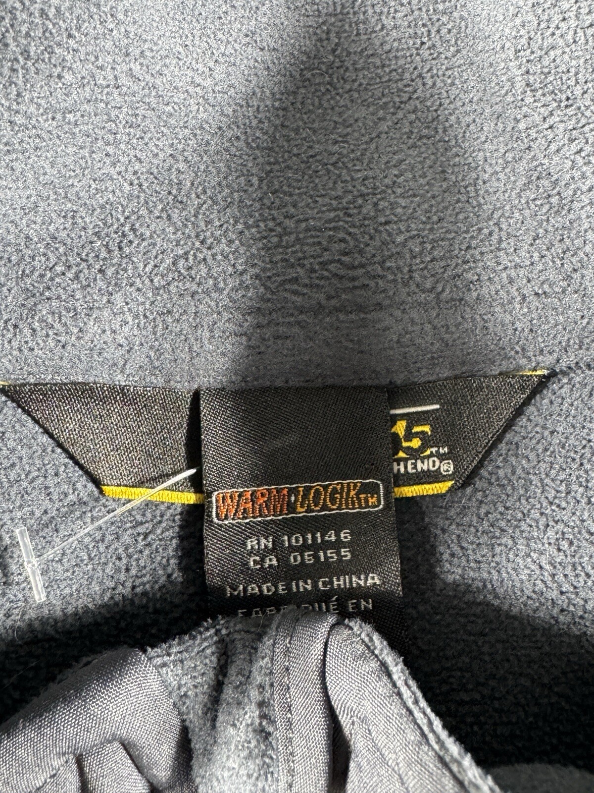 Core 365 Warm Logik Jacket Mens XL Soft Shell Gray Fleece Lined Pockets Full Zip
