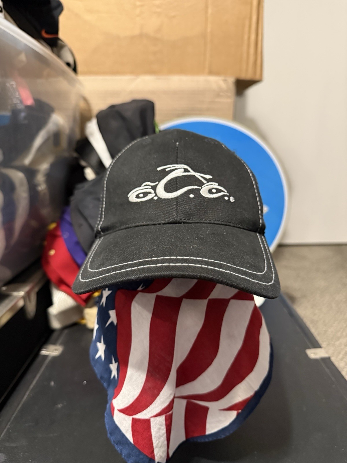 Orange County Choppers embroidered Official black Hat Mens Cap Strapback