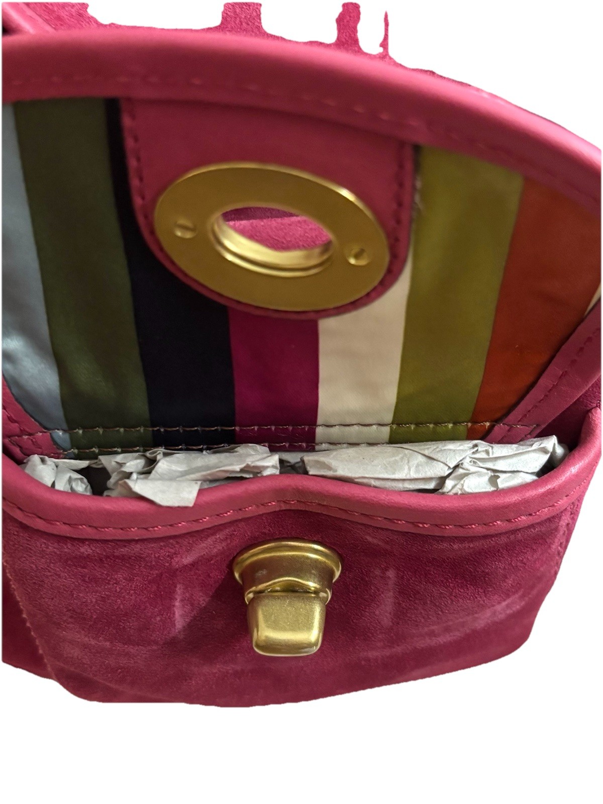 Coach Archive Limited Edition Bleecker Street Haversack Satchel Pink Suede