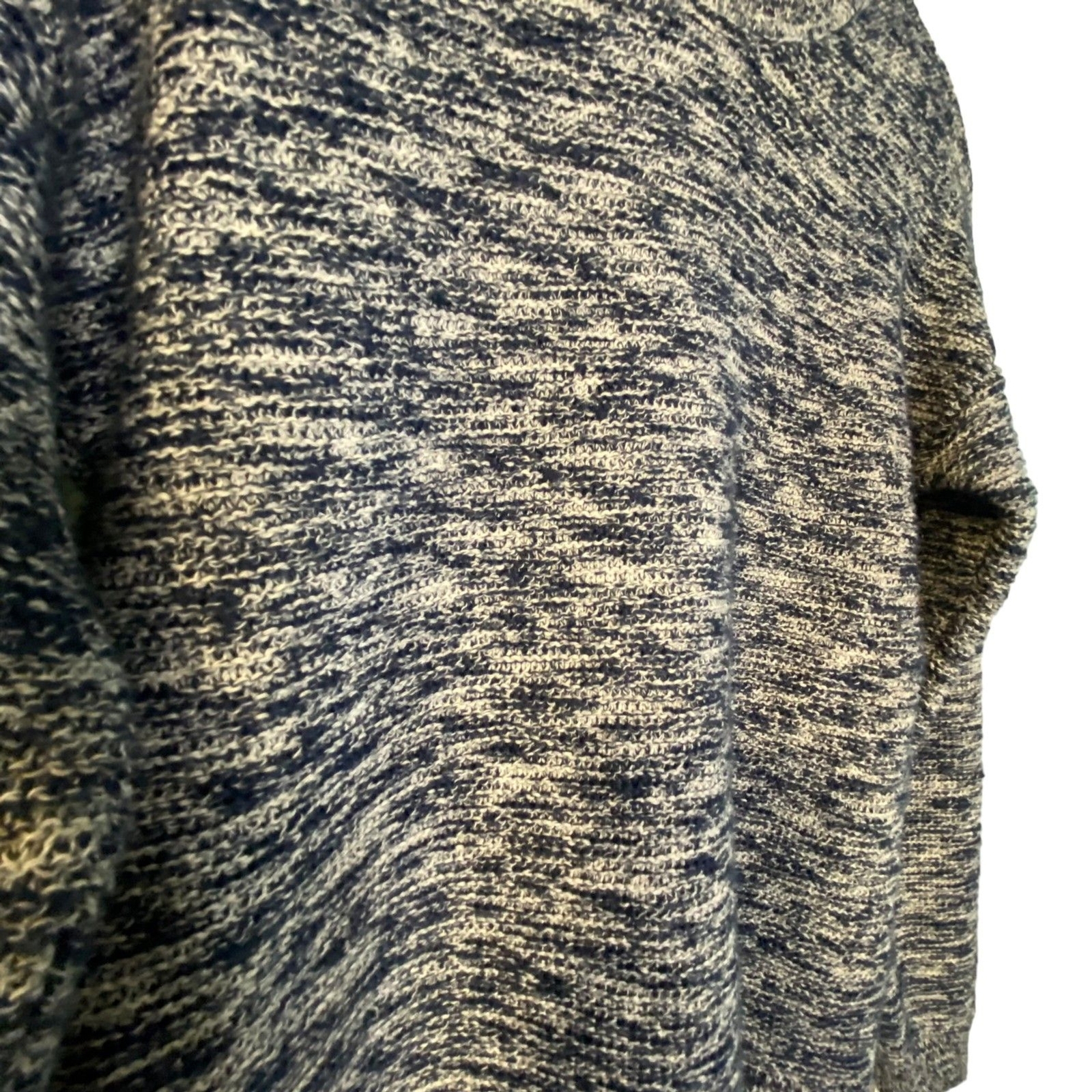 J. CREW Women Blue Marbled Pullover Sweater Small