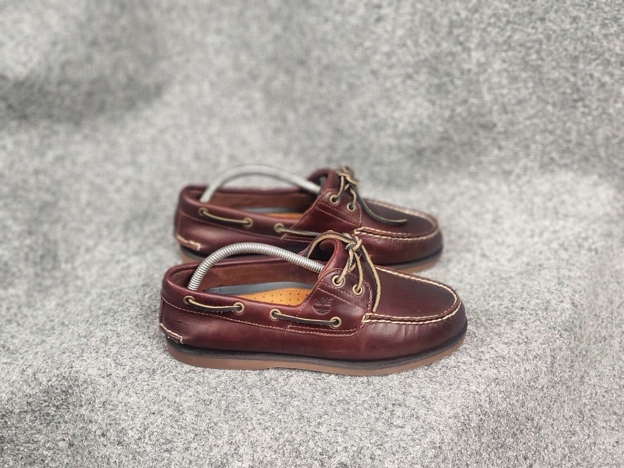 Timberland Classic 2-Eye Boat Leathe Shoes mens topsiders in brown Vintage Style