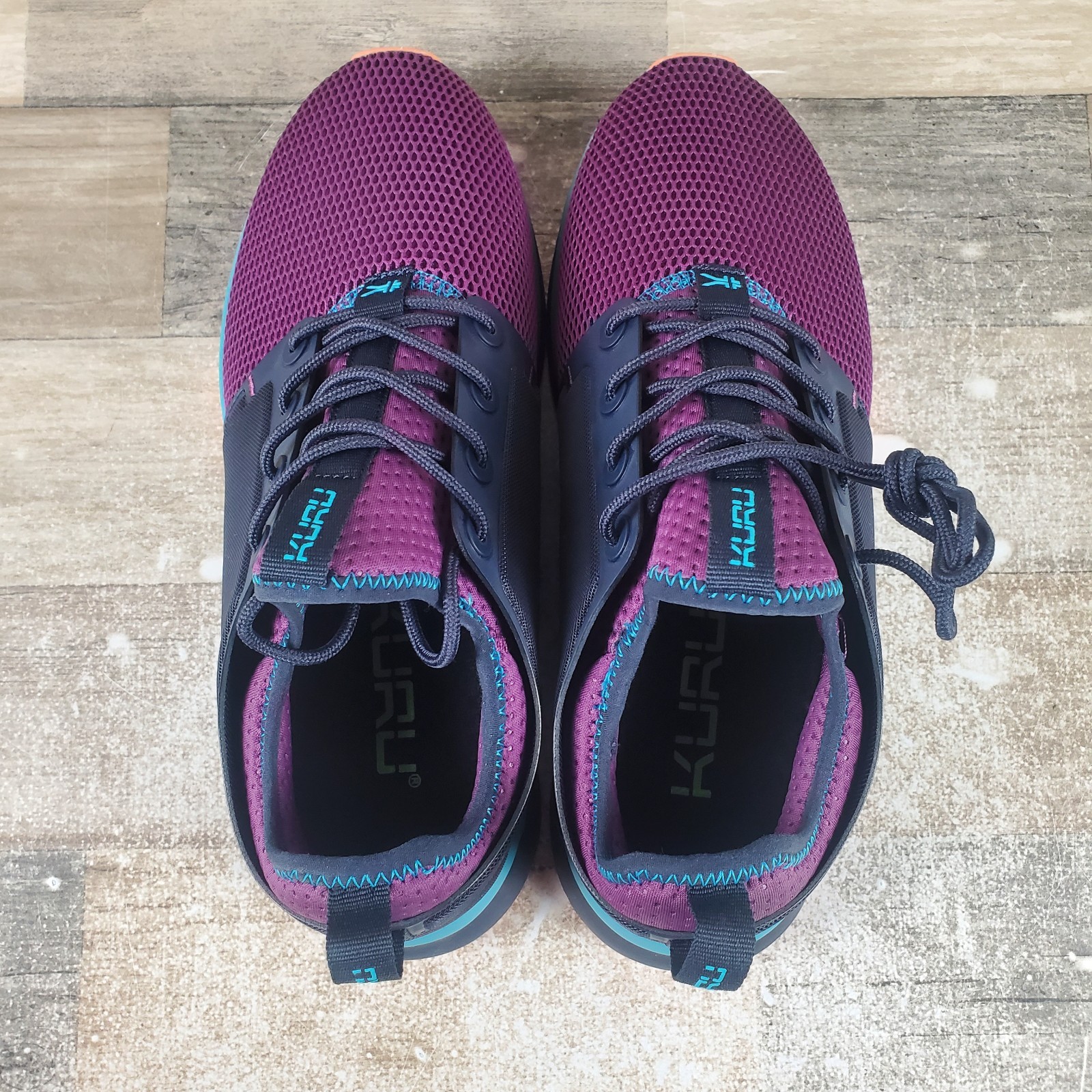 KURU Atom Womens Shoes Sz 9.5 W Running Electric Grape Midnight Blue Sneakers