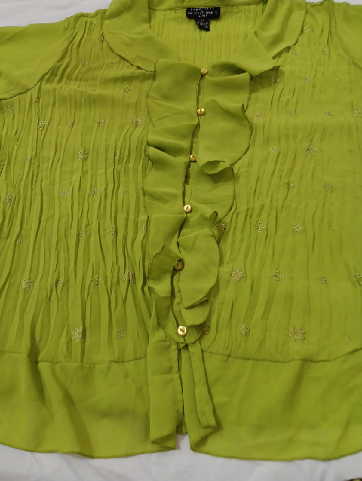 Separates by New York City Design Co Woman’.subtle embroidered details. Size 3XL