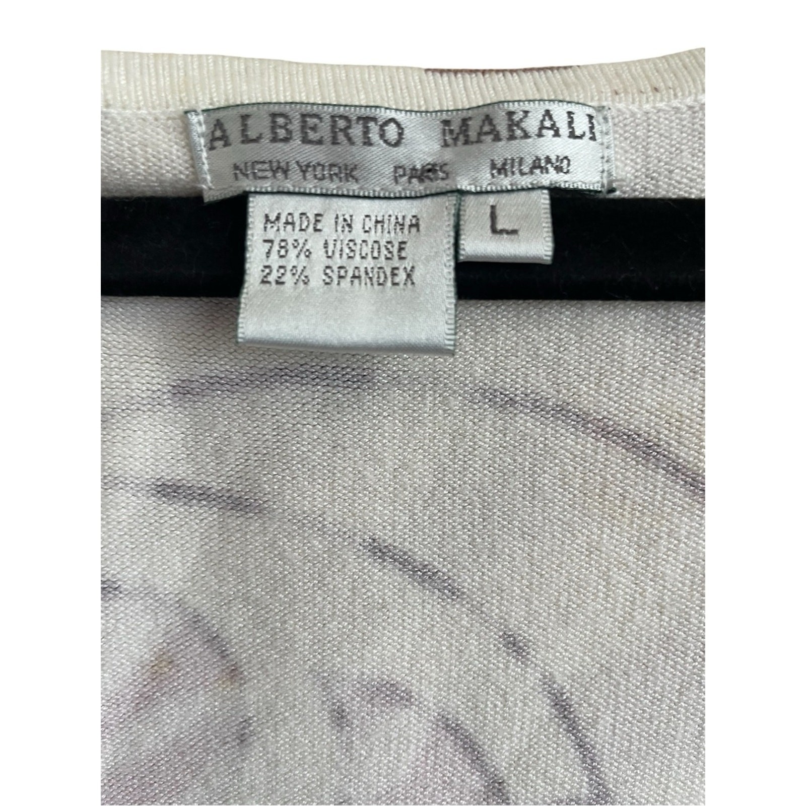 Vintage Y2K Alberto Makali multicoloured Sequin knit Elevated Tank top