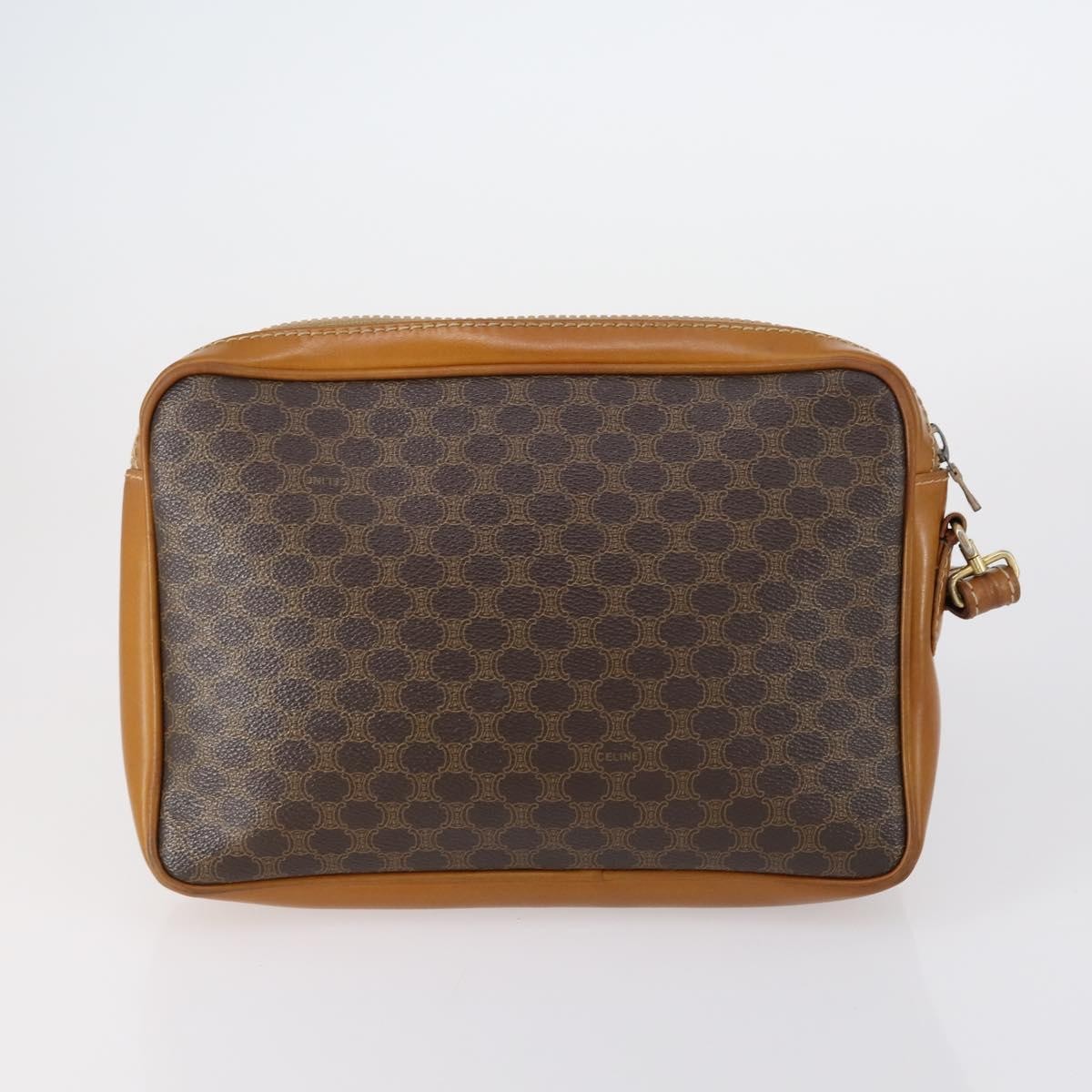 CELINE Fendi Gucci Cartier Macadam Canvas Pouch Leather 8 Set Blue Auth 148967