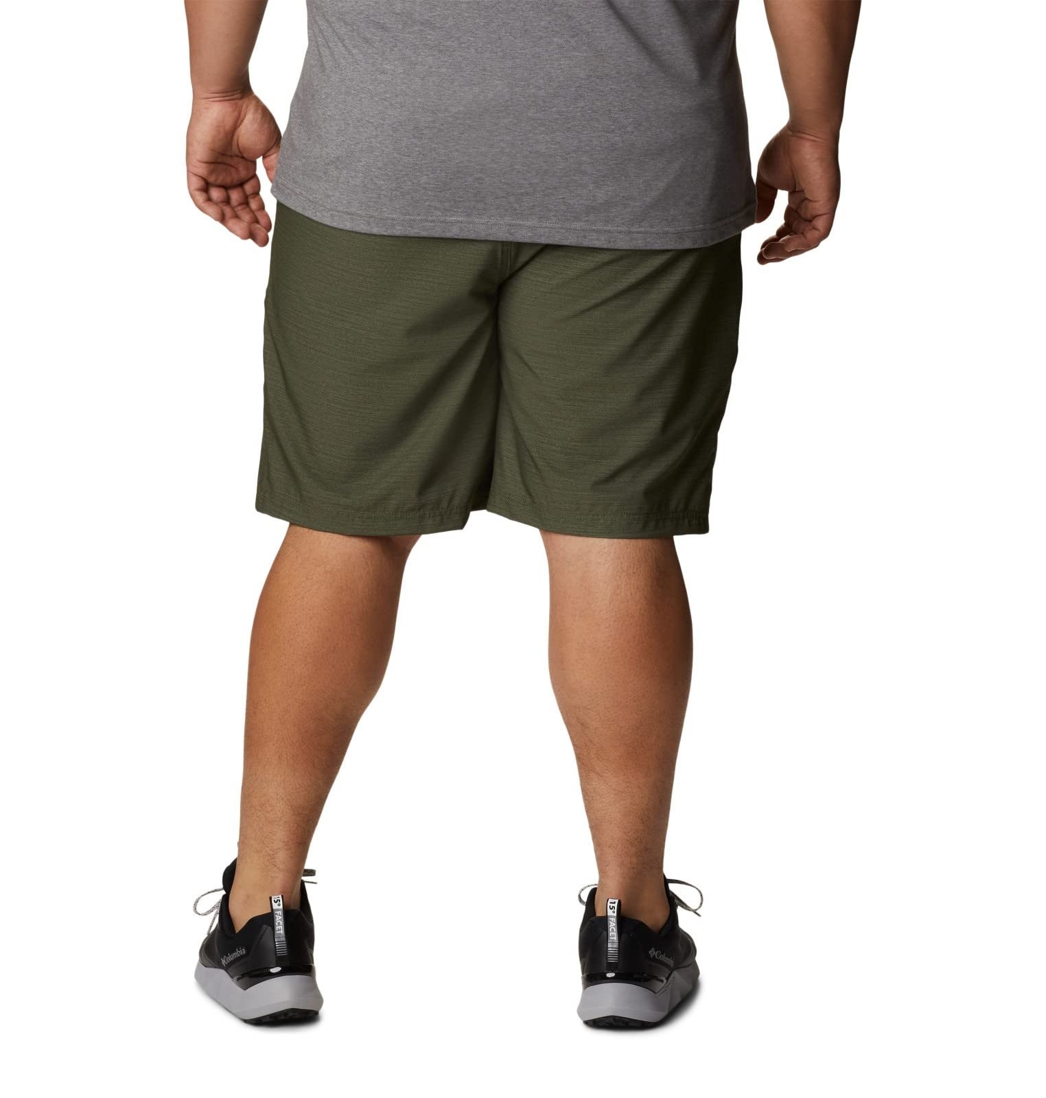 Columbia Men’s Twisted Creek Short, Stone Green Heather, Small