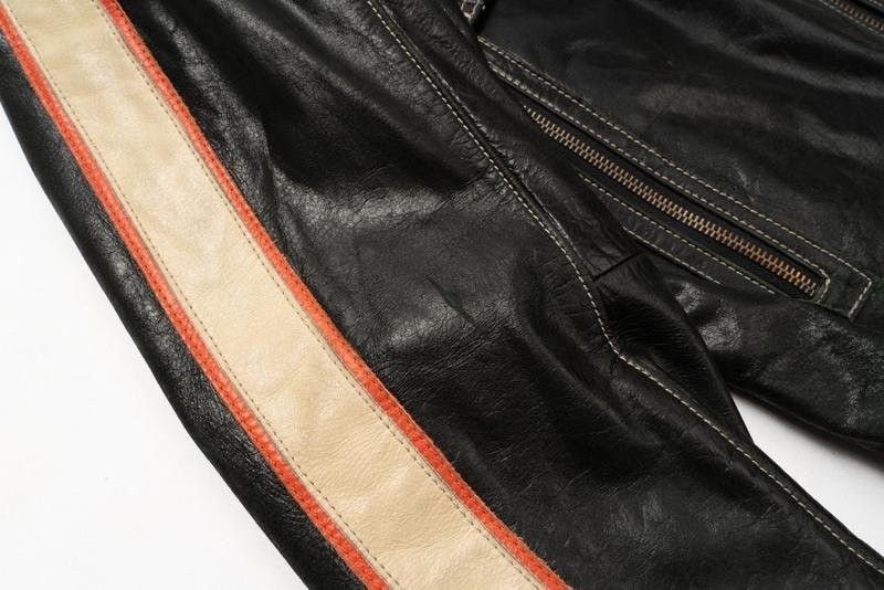 Men Strellson Jacket Black Leather 36 / S / 44