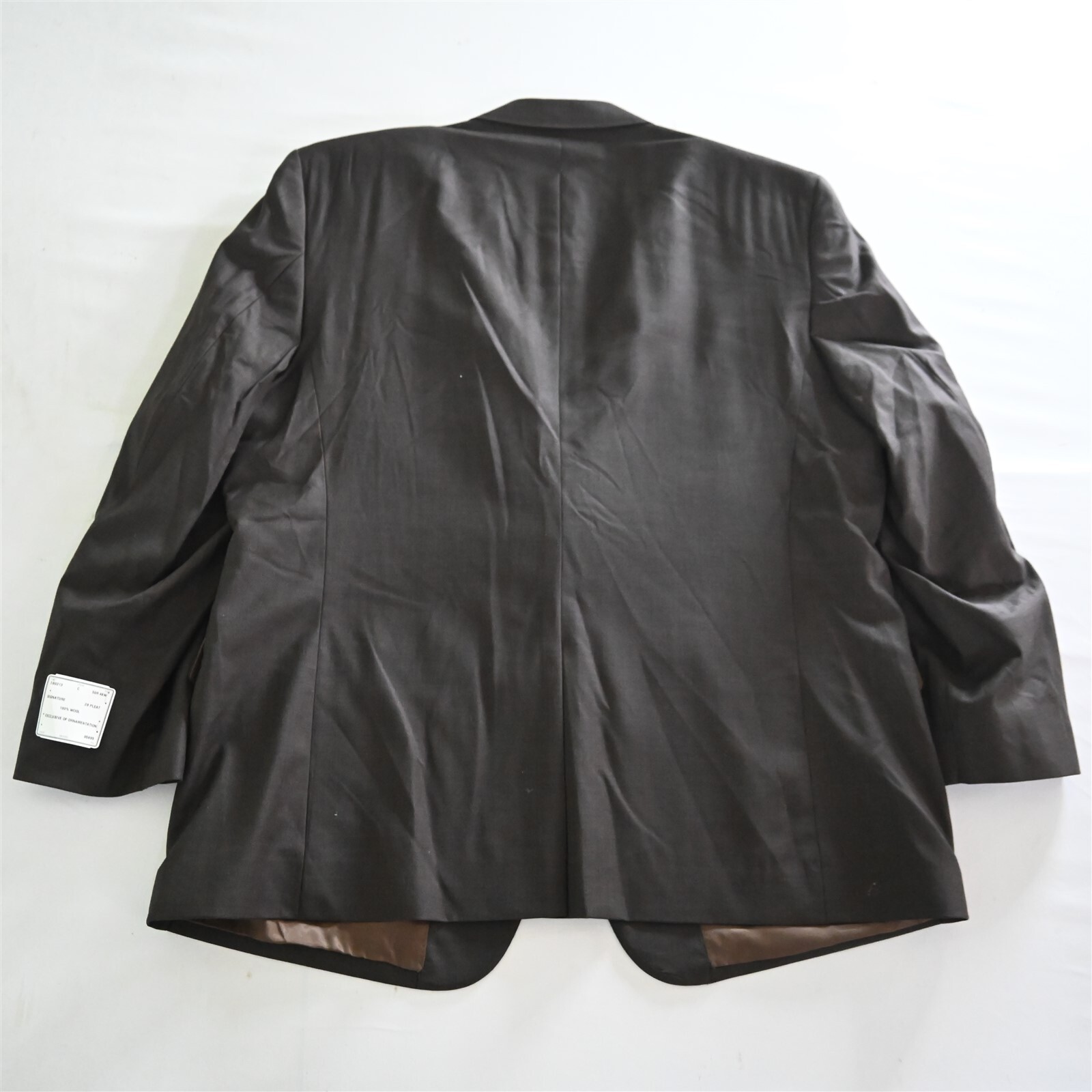 NEW Jos A Bank 50R 46×32 Brown Nailshead 100% Wool Mens Jacket Pants Suit
