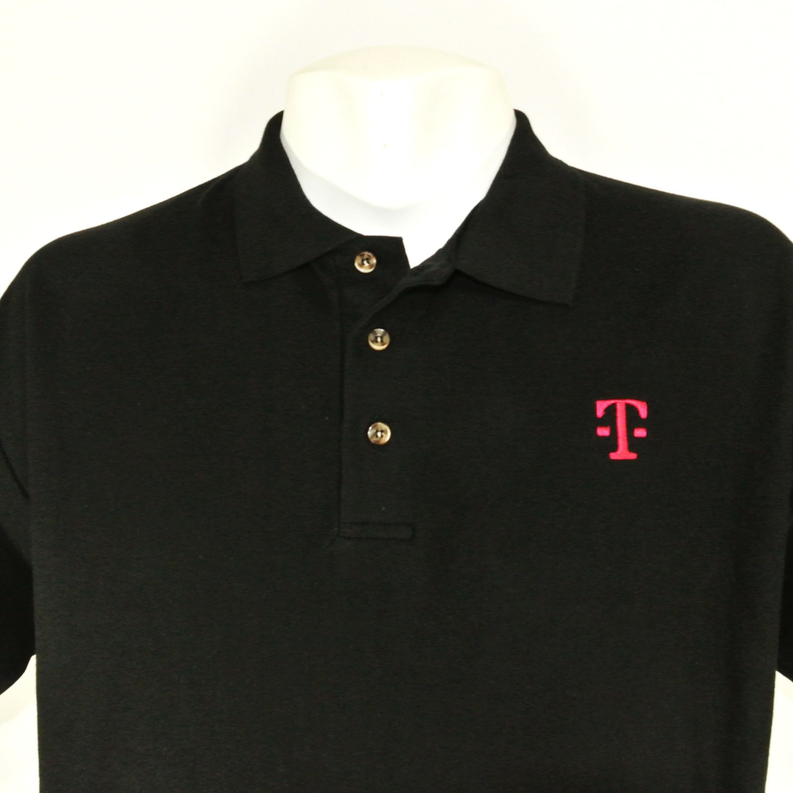 T-MOBILE Communications Tech Employee Uniform Polo Shirt Black Size XL NEW