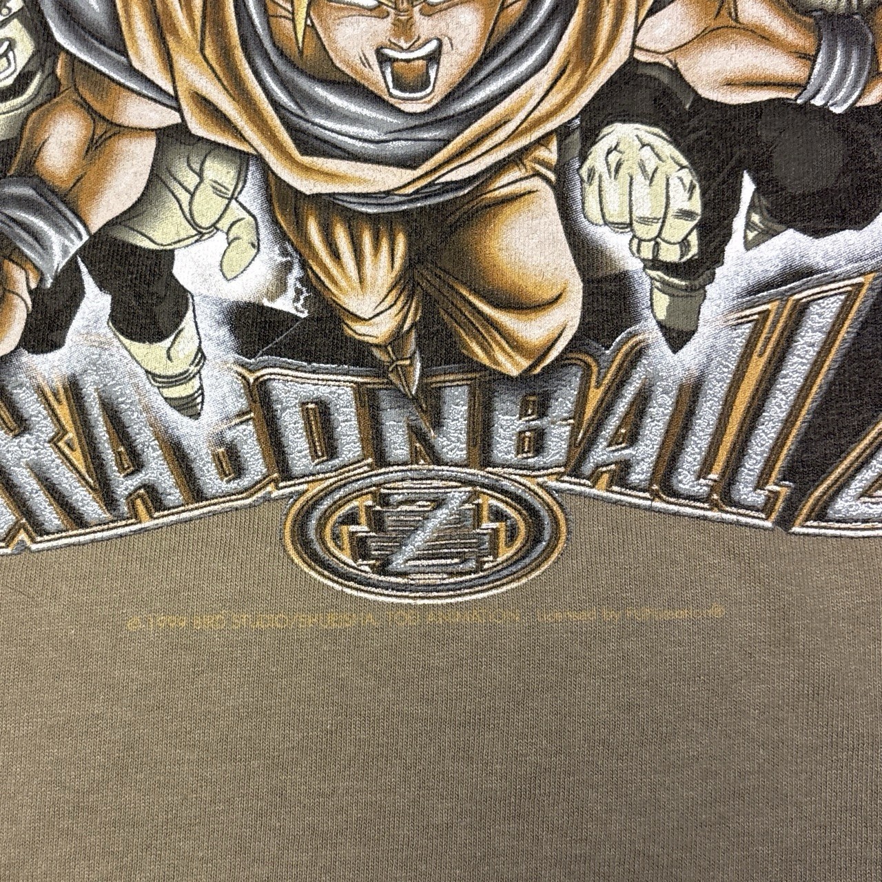 Vintage 1998 Dragon Ball Z Anime Tee Son Goku Vegeta Gohan Piccolo Trunks XL