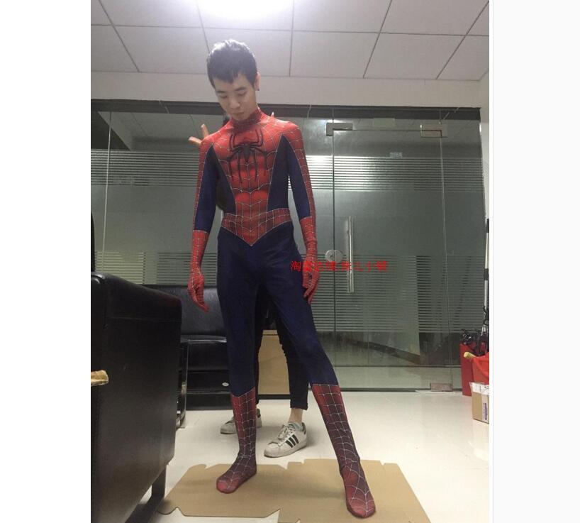 Spider-Man Jumpsuit Cosplay 3D Costume Bodysuit Spiderman Zentai Suit Halloween