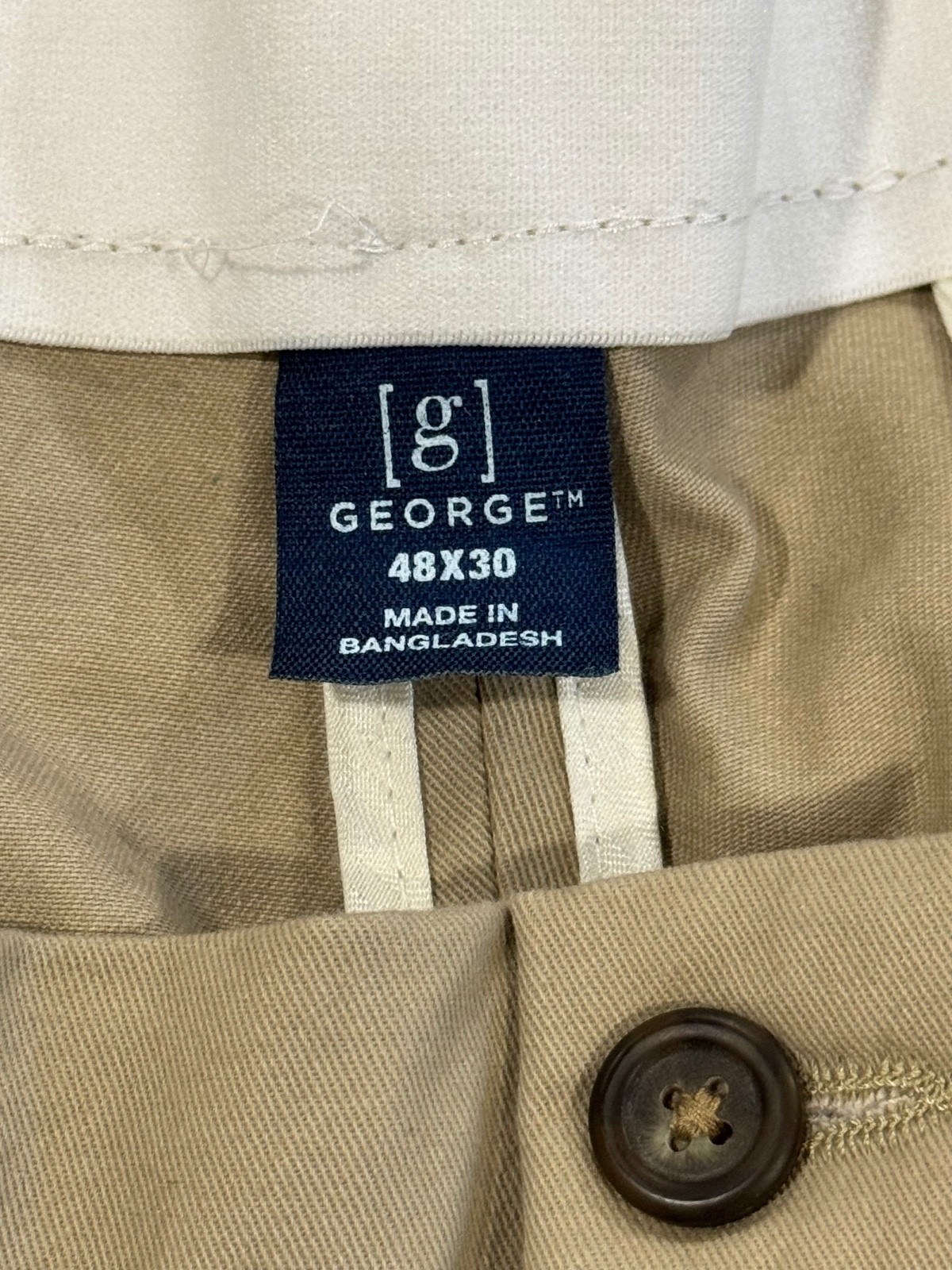 George 48×30 brown khaki dress pants Men’s