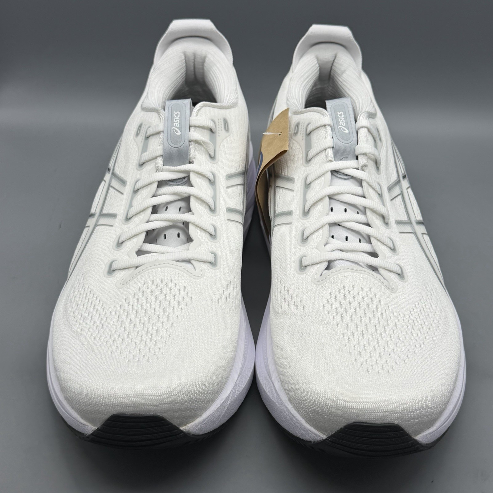 Asics Gel Kayano 32 Mens 15 D Running Shoes Gym Training White Pure Silver NWB!