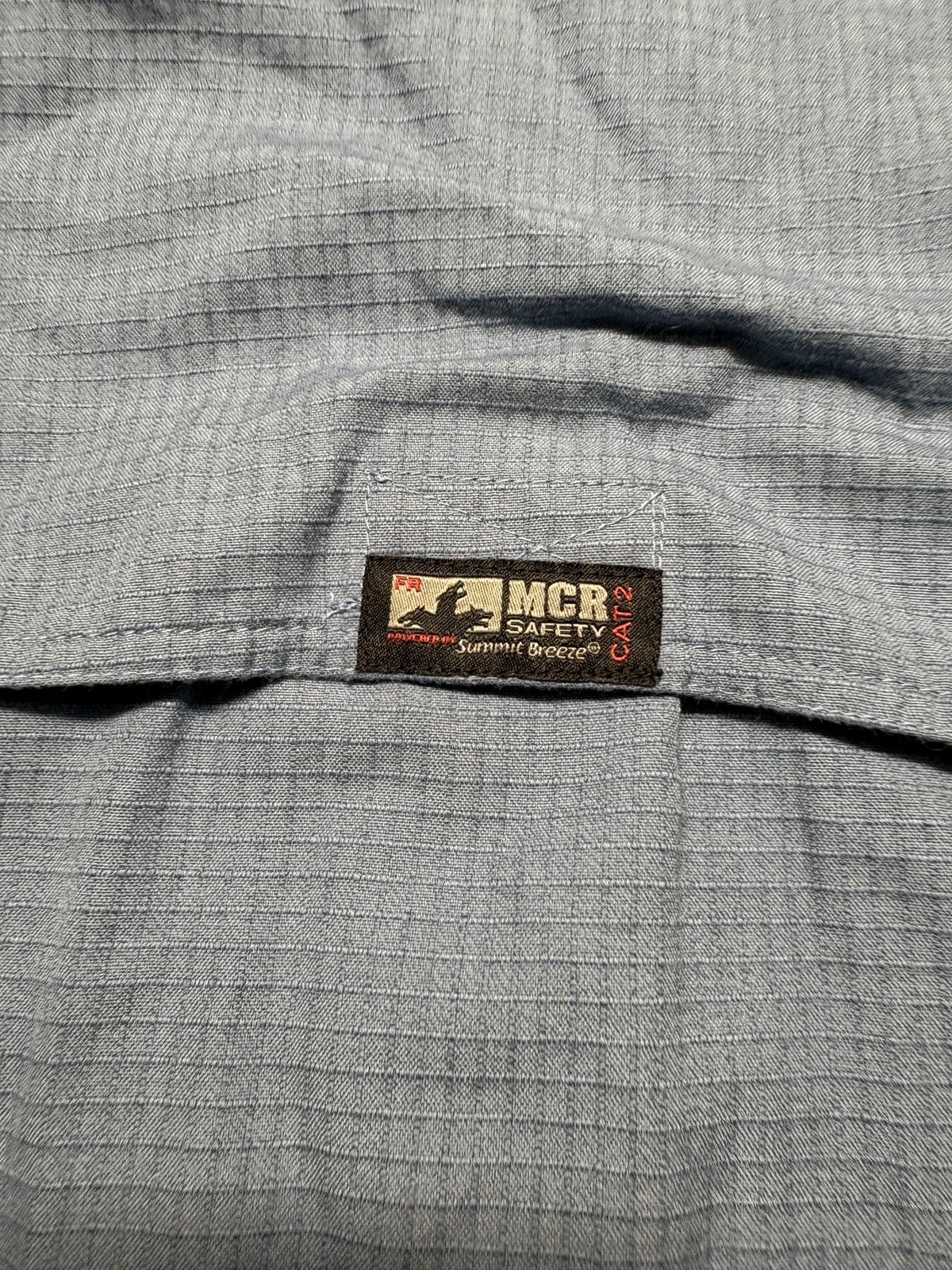 MCR FR Safety Shirt Mens 3X Summit Breeze Vented Long Sleeve Button Down Cat