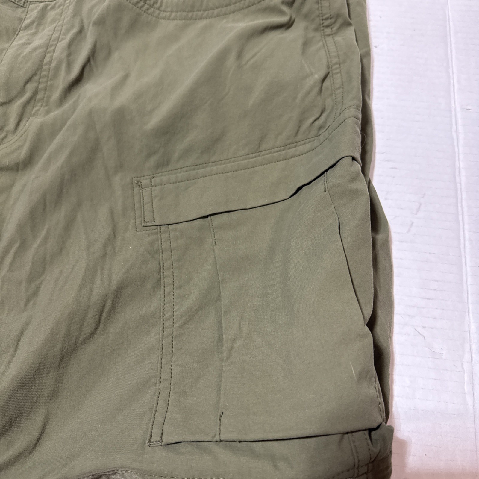 REI Co-op Convertible Olive Hiking Pants Zip Off Men’s 40 X 30