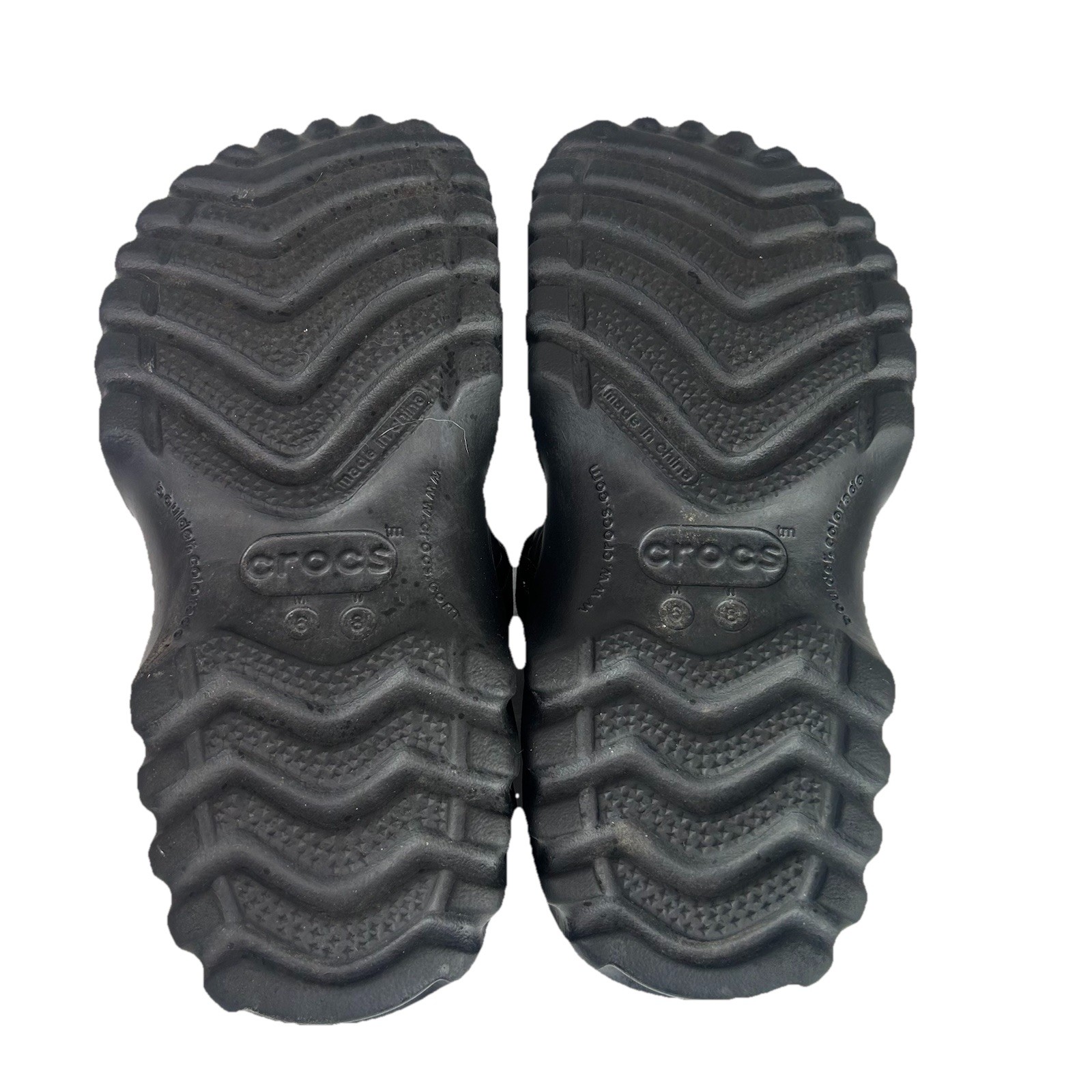 Crocs Offroad Sport Clogs Slip-on Sandals Mens 6 Womens 8 black