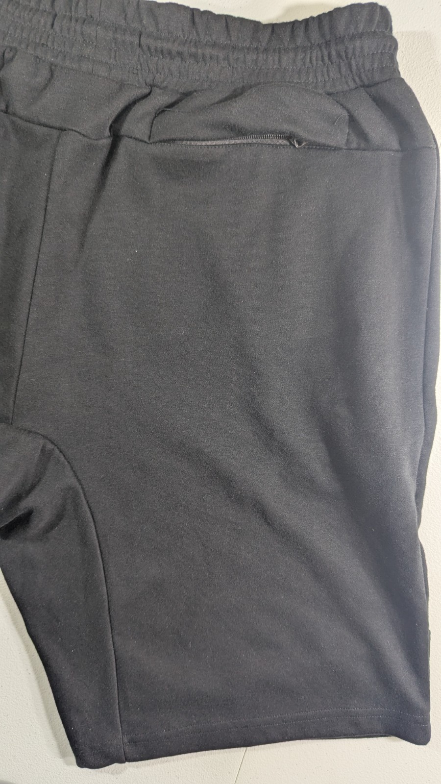 Wicked Stitch RN78227 Men’s Black Sweat Jogger Shorts Size 2XL Inseam 11 Inches
