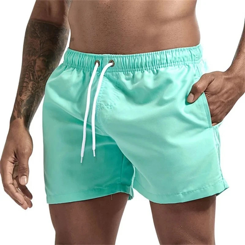 Men’s Quick Dry Mesh Lined Swim Trunks Pockets Beach Gym Shorts Pants Wear Gift
