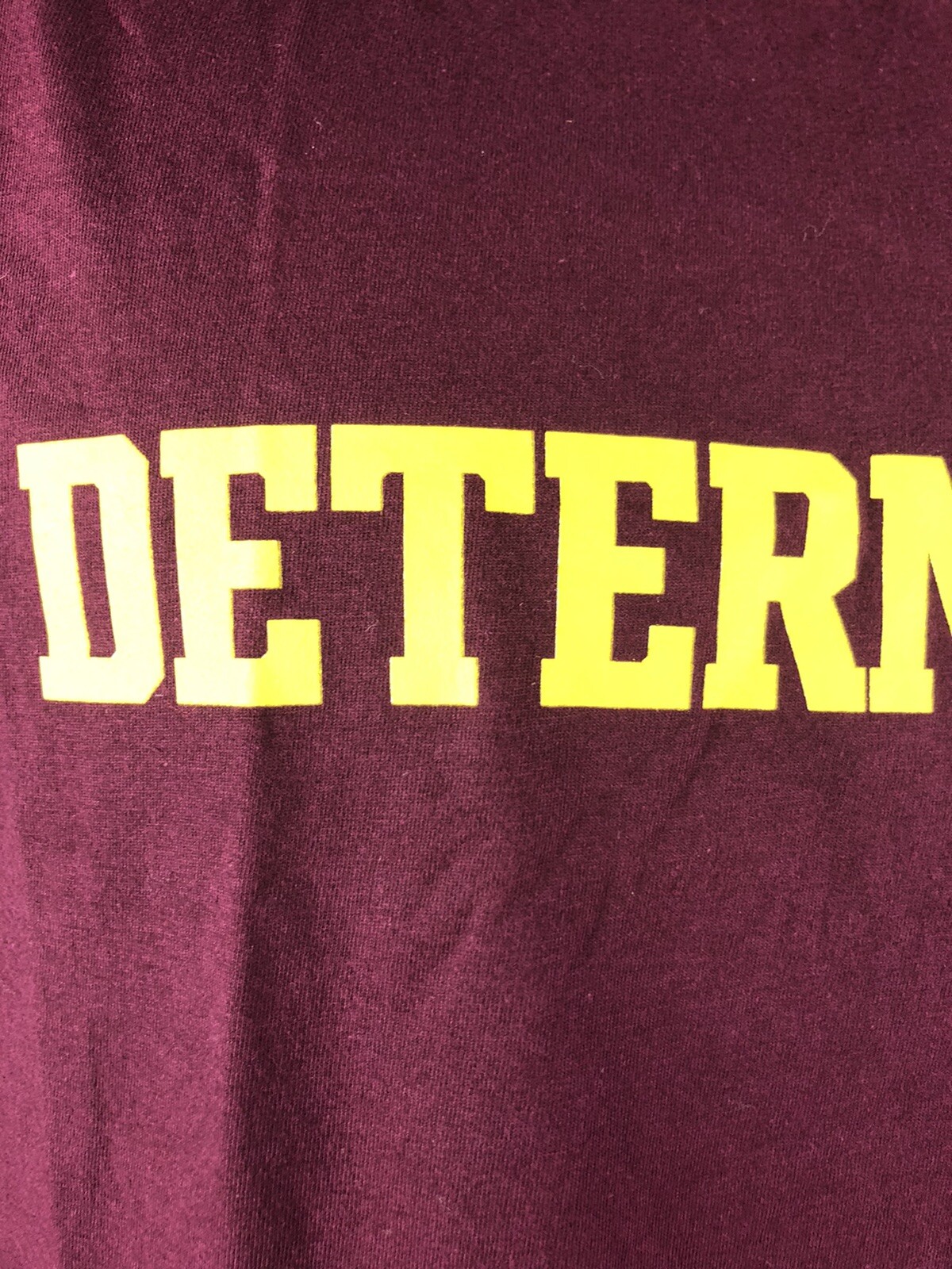 Men’s Adidas Climalite Ultimate Tee Determined Maroon Cotton SS Shirt Medium
