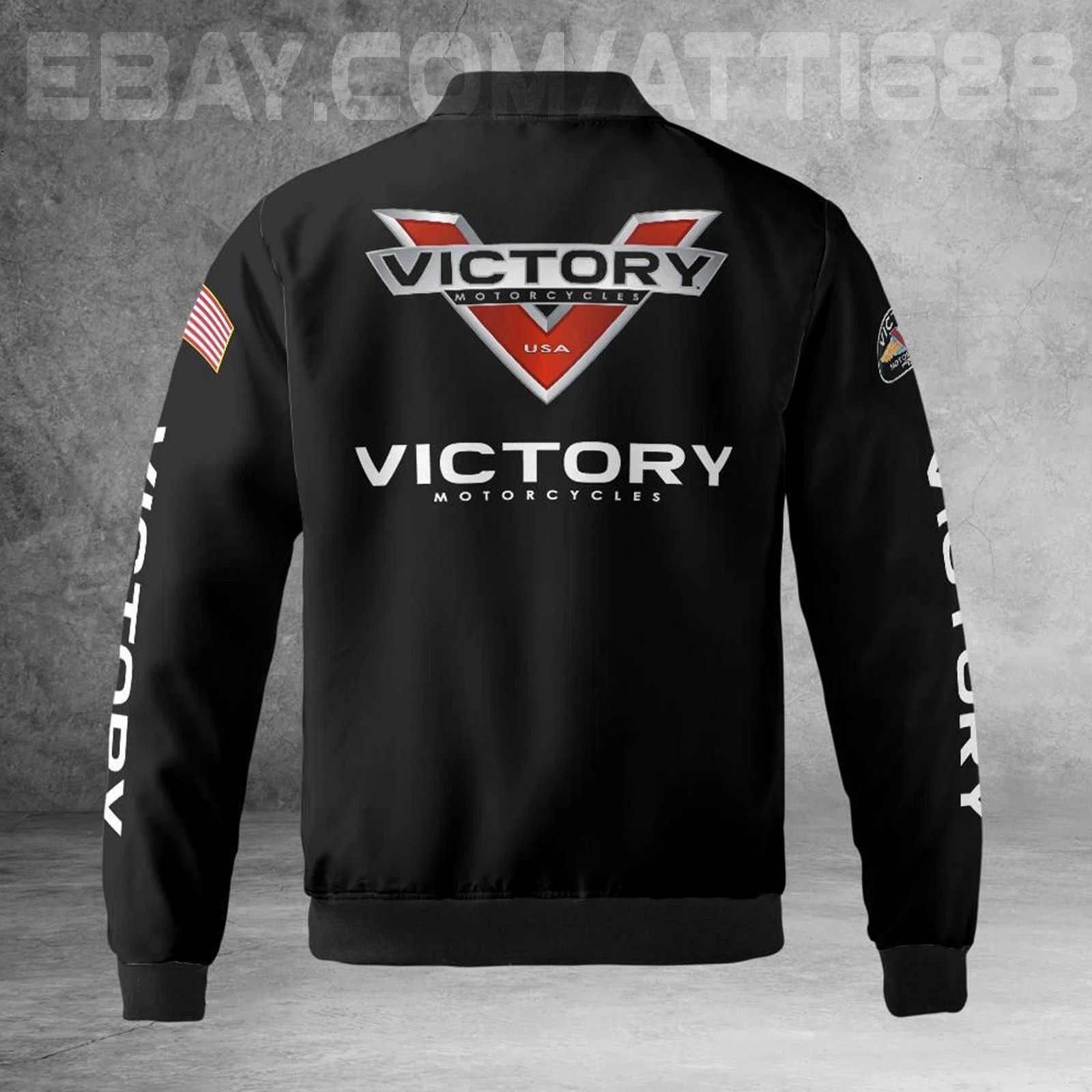 Victory Motorcycles All-over Print Unisex Lightweight Windproof Bomber Jacket