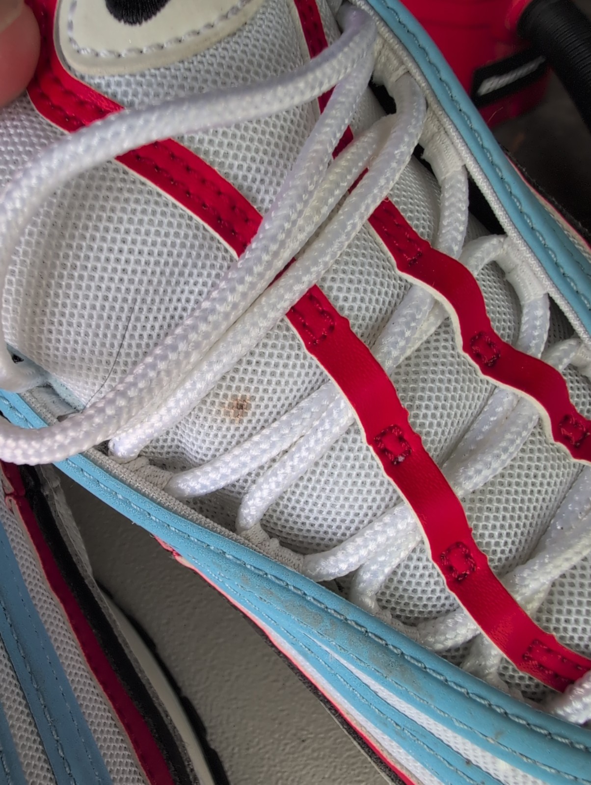 Nike Air Max 97 Gundam Men’s White/Blue/Red/Black Low Top CW6986-100