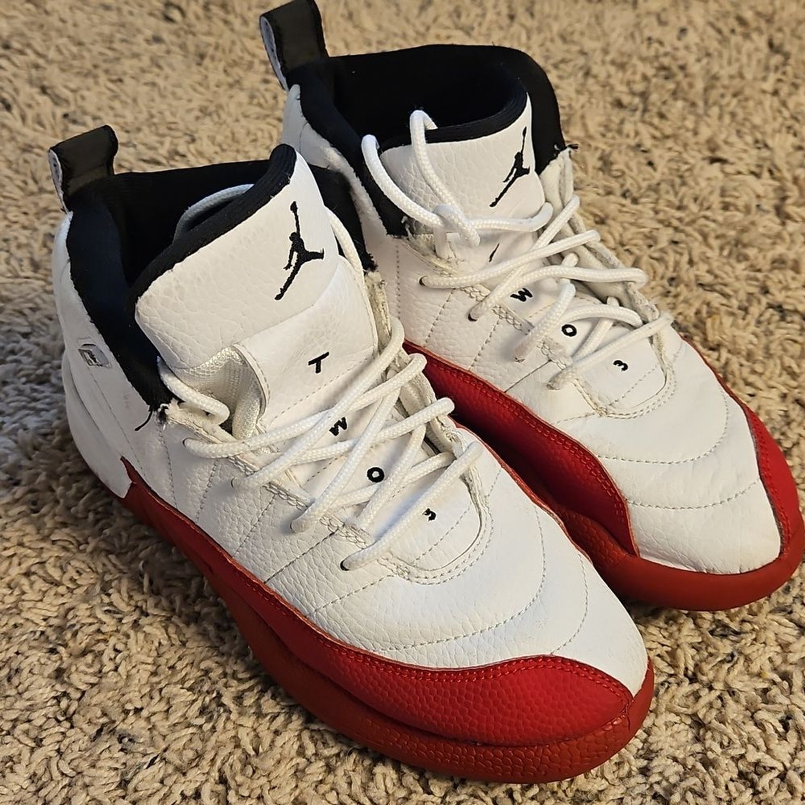 RETRO Nike Air Jordan XII – Cherry Red 2009 Boys 3