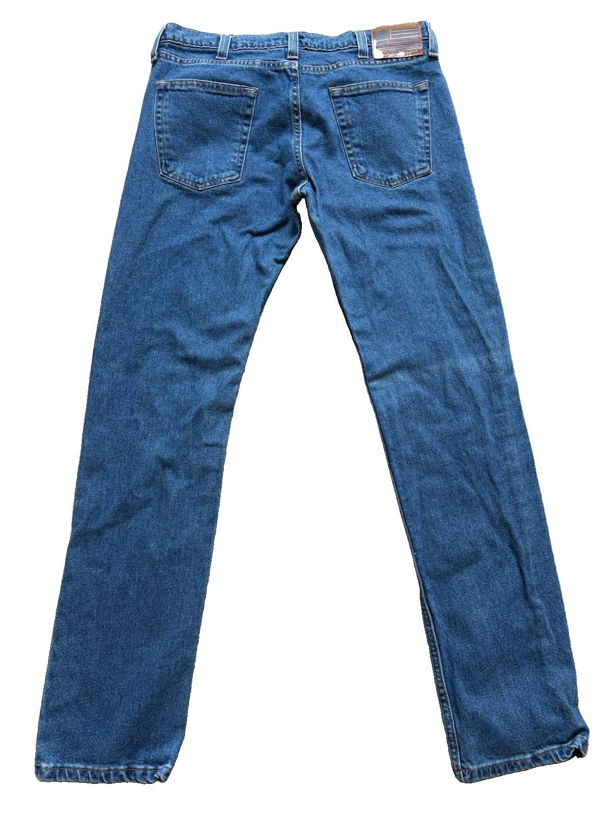 All American Clothing Co Jeans Mens 35×34 Slim Fit Medium Wash USA Made Mid Rise