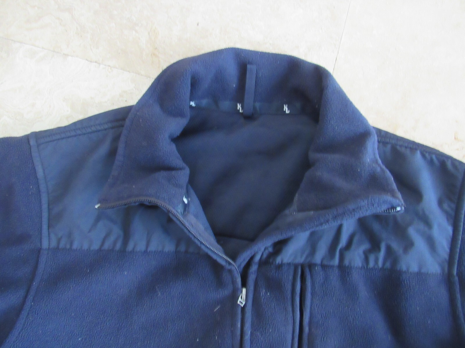 Mens size L, large Kingsland Equestrian fleece jacket, read description