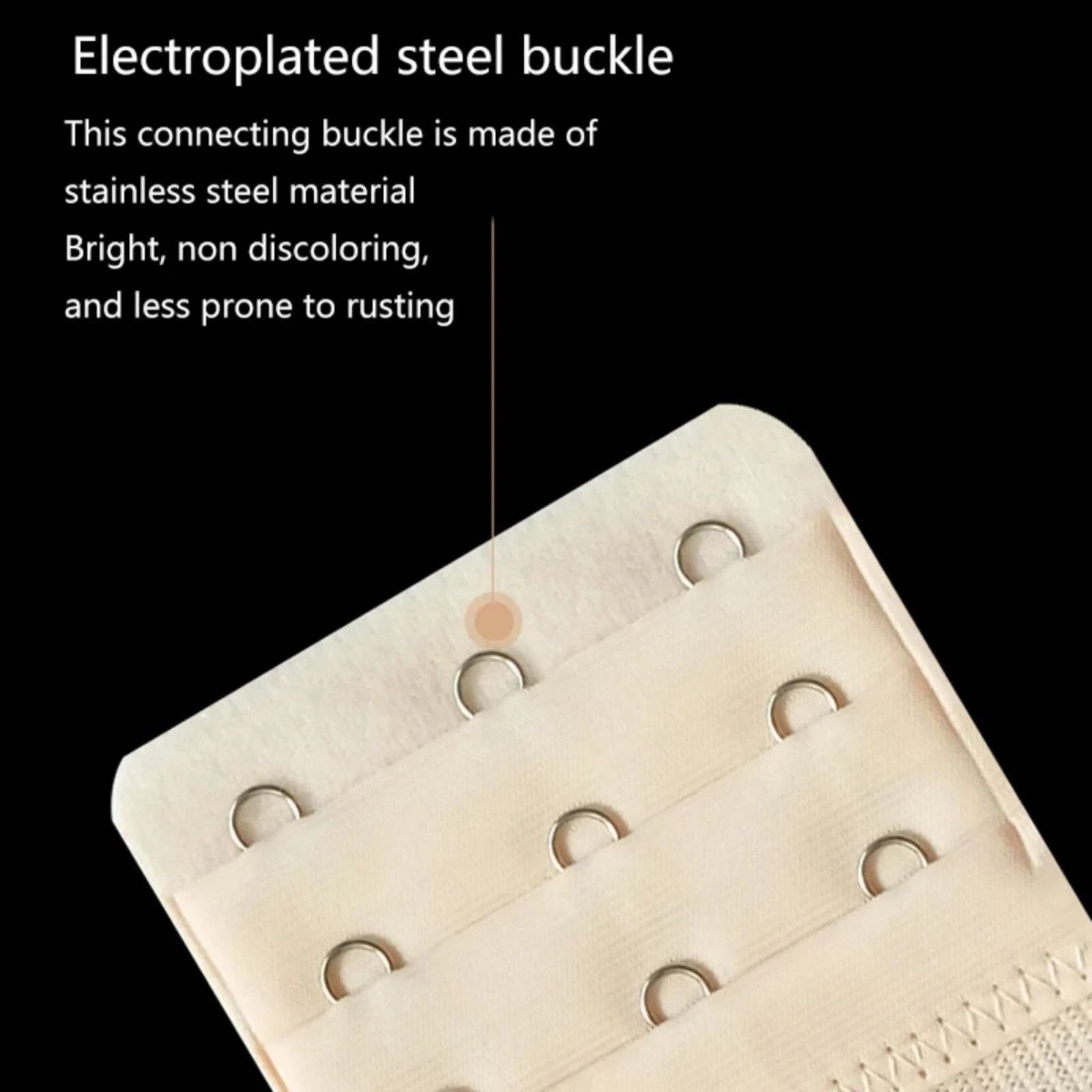 3ROW 2,3,4 Hook Bra Extender Extension Bra Strap Strapless Underwear Maternity