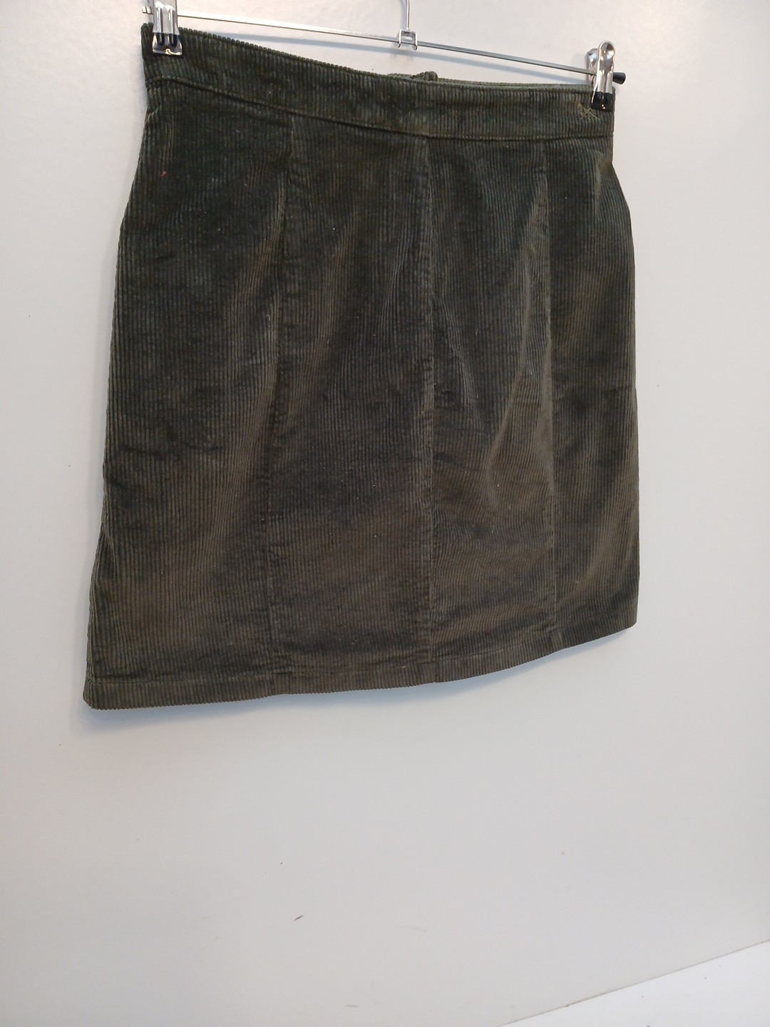 Crew Clothing Chunky Corduroy Skirt with Stretch Womens Size UK 8 Front Pockets.