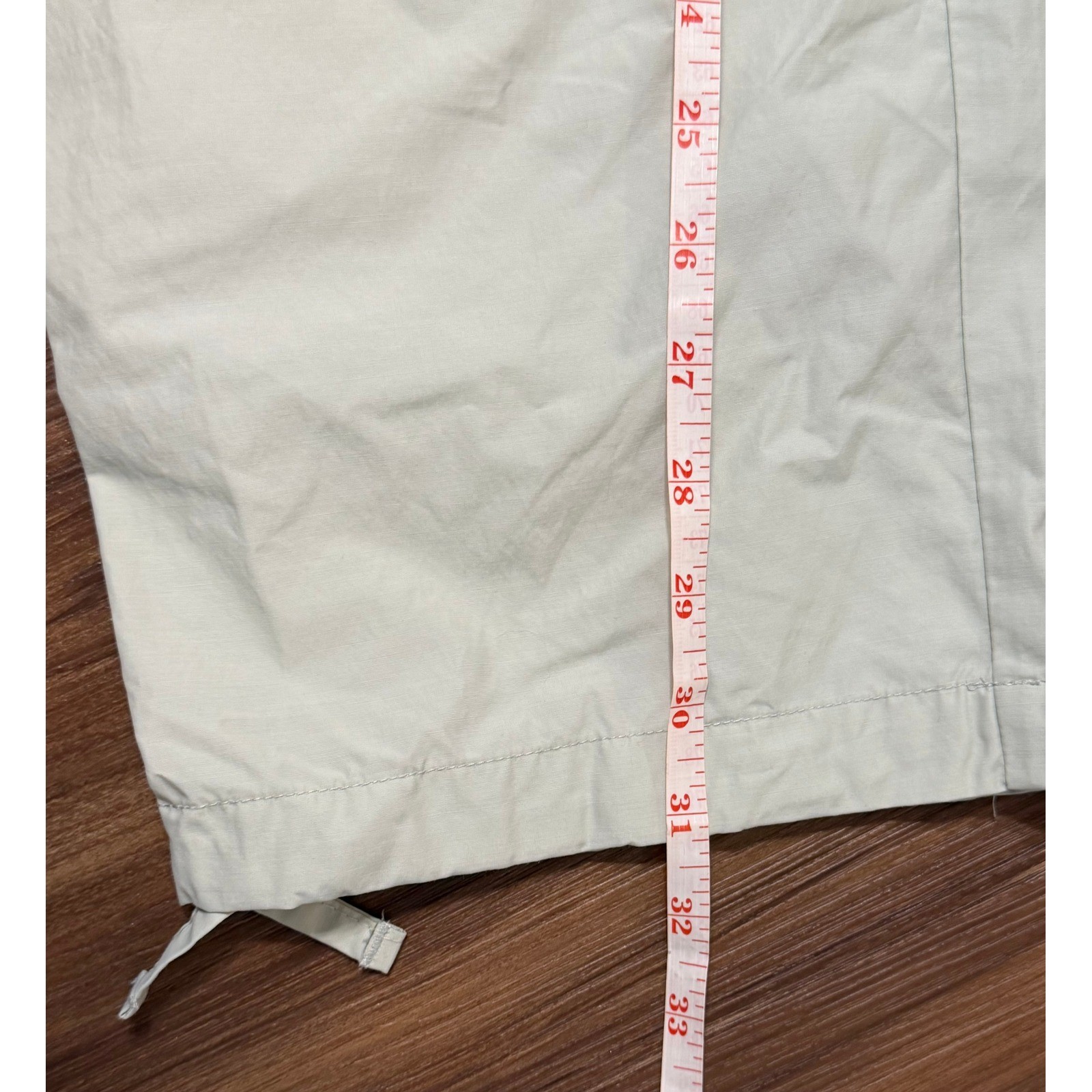 Kith Men’s Light Sage Cotton Nylon Blend Wrinkle Outdoor Cargo Pants Size L