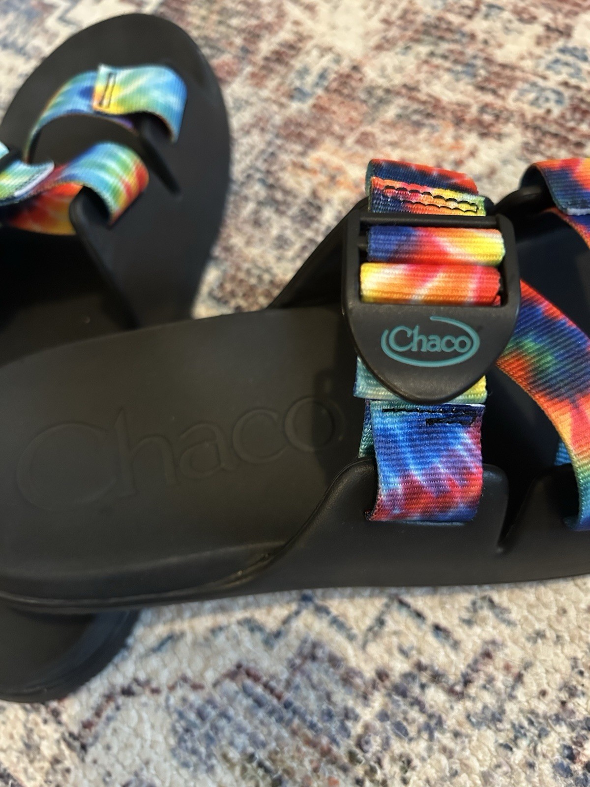 Chaco Chillos Slide Sandal Tie Dye Strap Adjustable Womems US 8