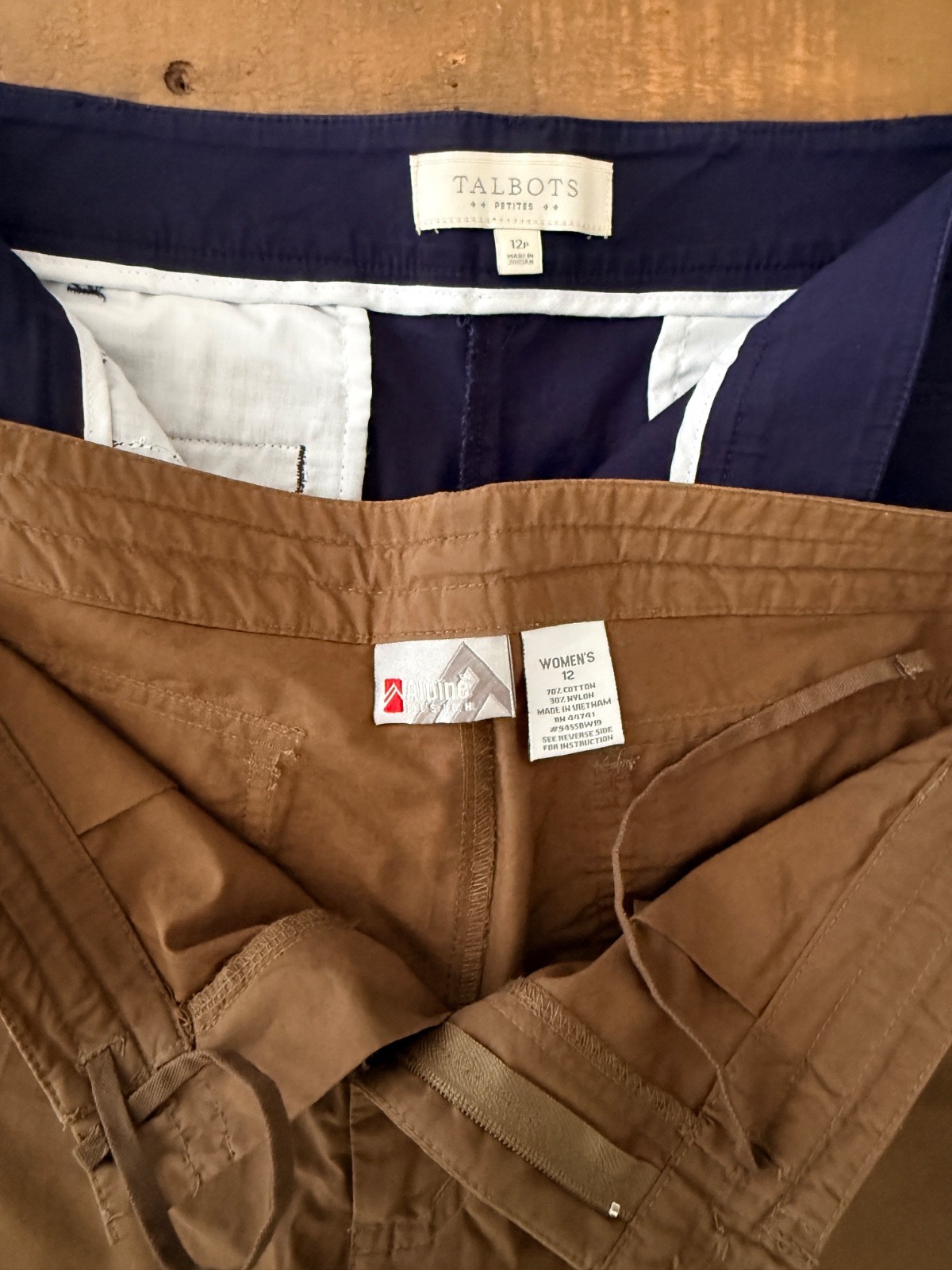 Talbots & Alpine Shorts SZ 12 – Lot of 2 Shorts Inseam 6 & 7 Inches EUC