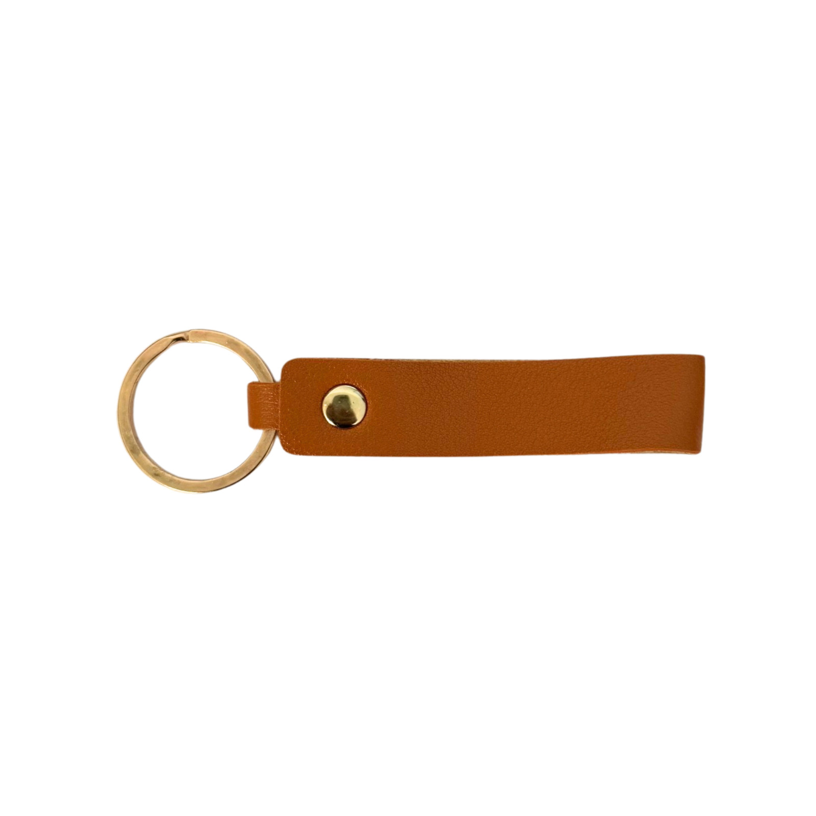 Handmade Leather Keychain Personalized Text Name Logo Custom Gift for Him Her