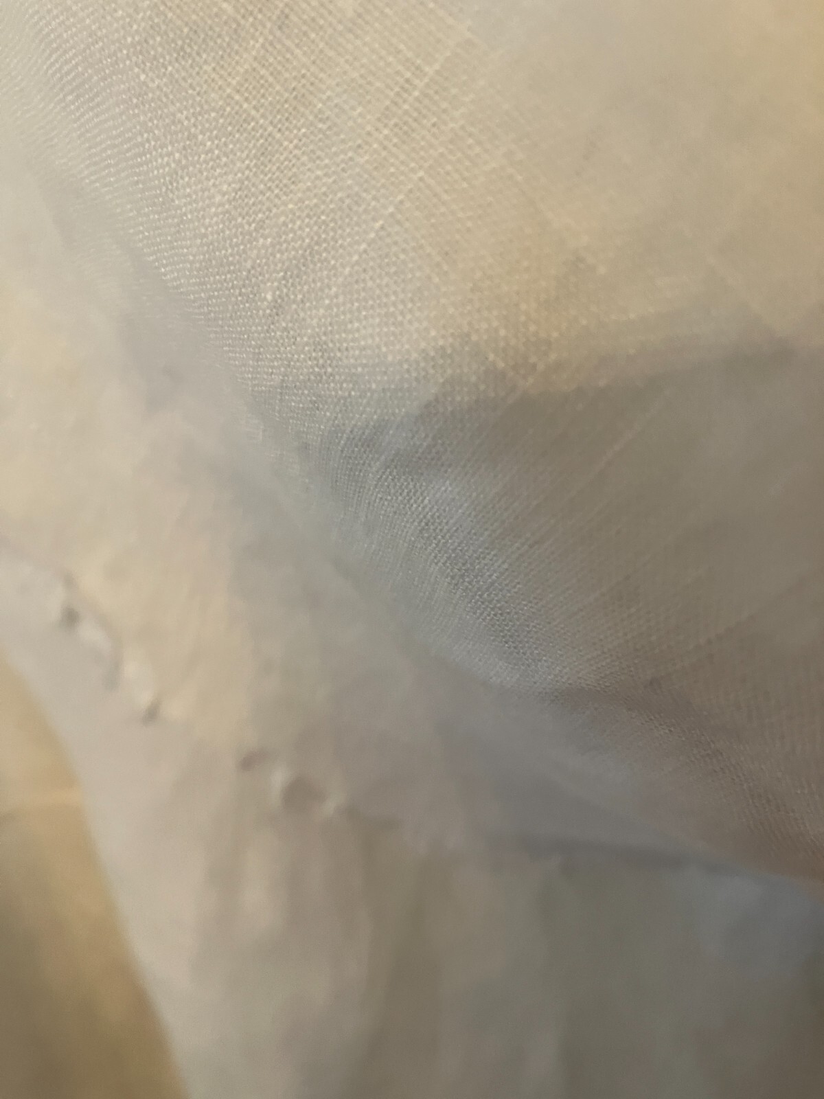 aiden lane ~White~Raw Edges~Hilo Hem~Beachy~Coastal Vibe~Resort Wear~Blouse~XL?
